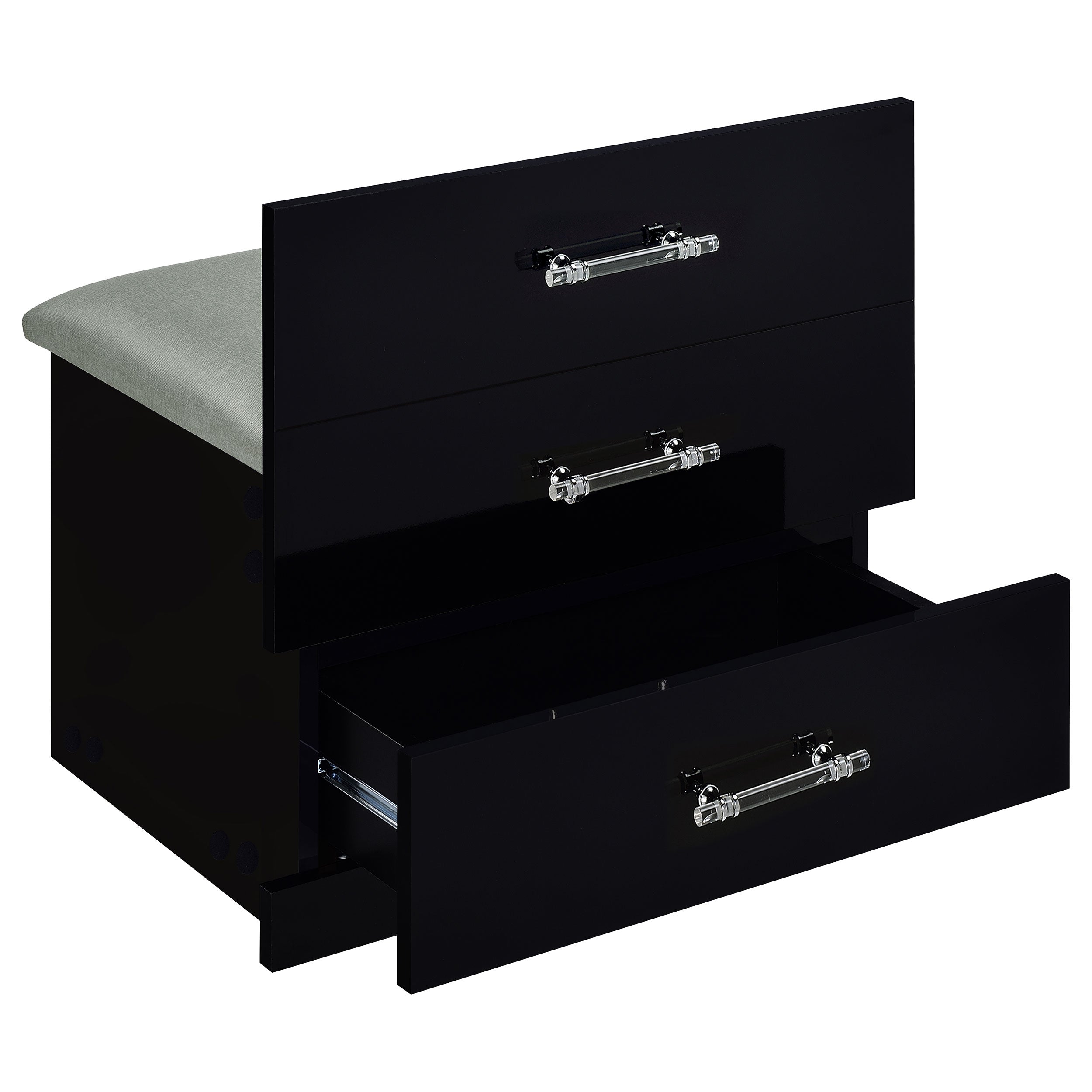 Danbury Makeup Vanity Table with LED Mirror and Stool - Luxury Home Furniture (MI)