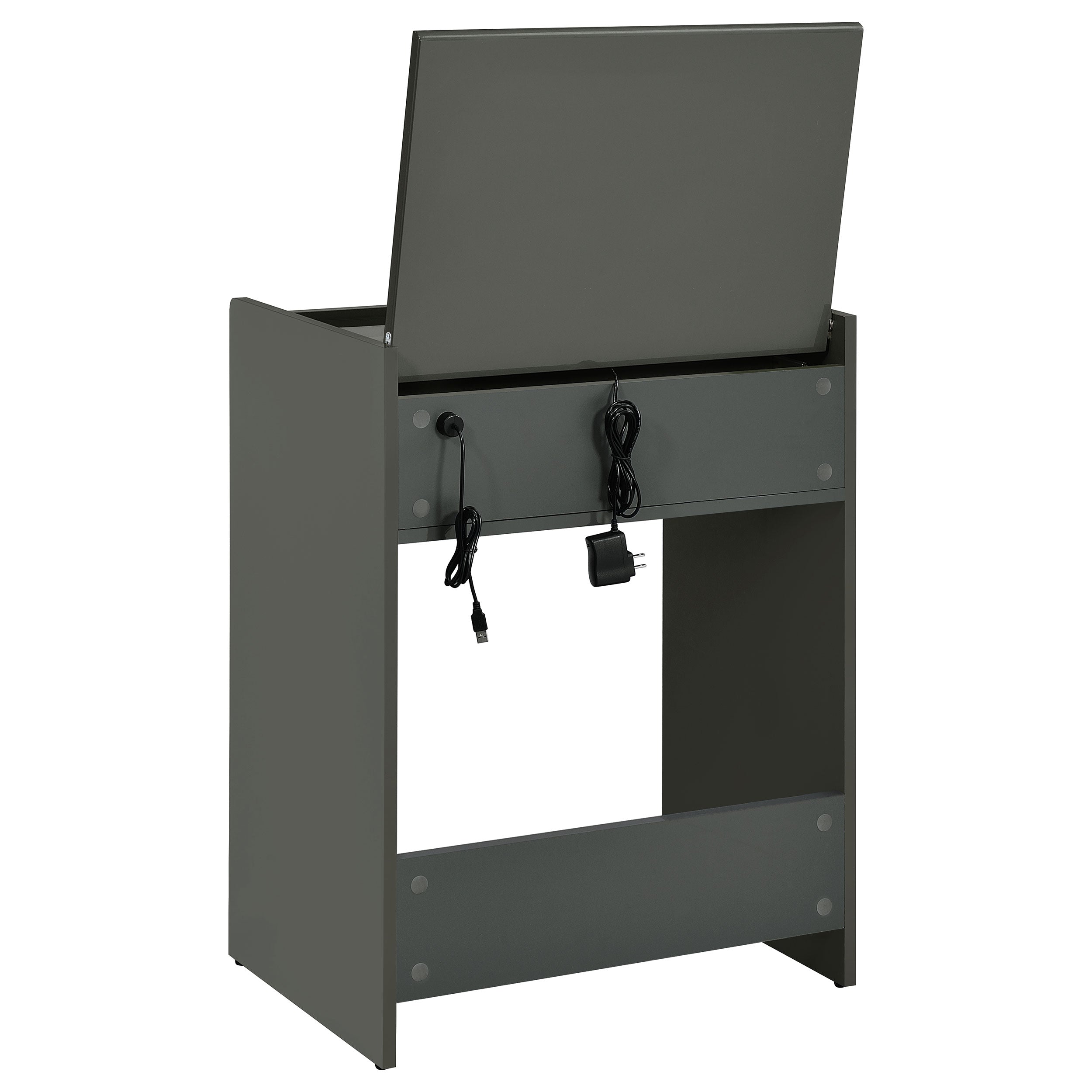 Danbury Makeup Vanity Table with LED Mirror and Stool - Luxury Home Furniture (MI)