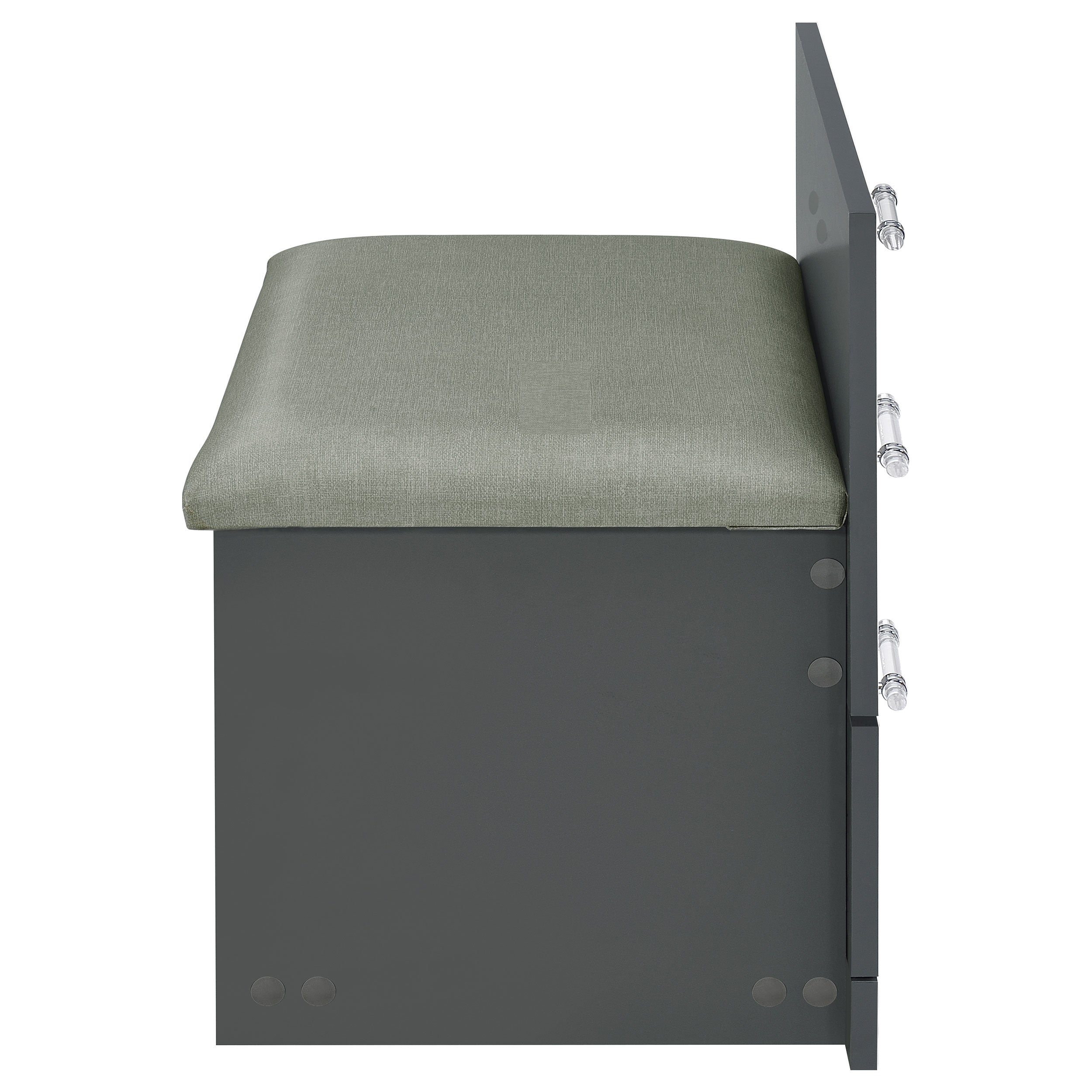 Danbury Makeup Vanity Table with LED Mirror and Stool - Luxury Home Furniture (MI)