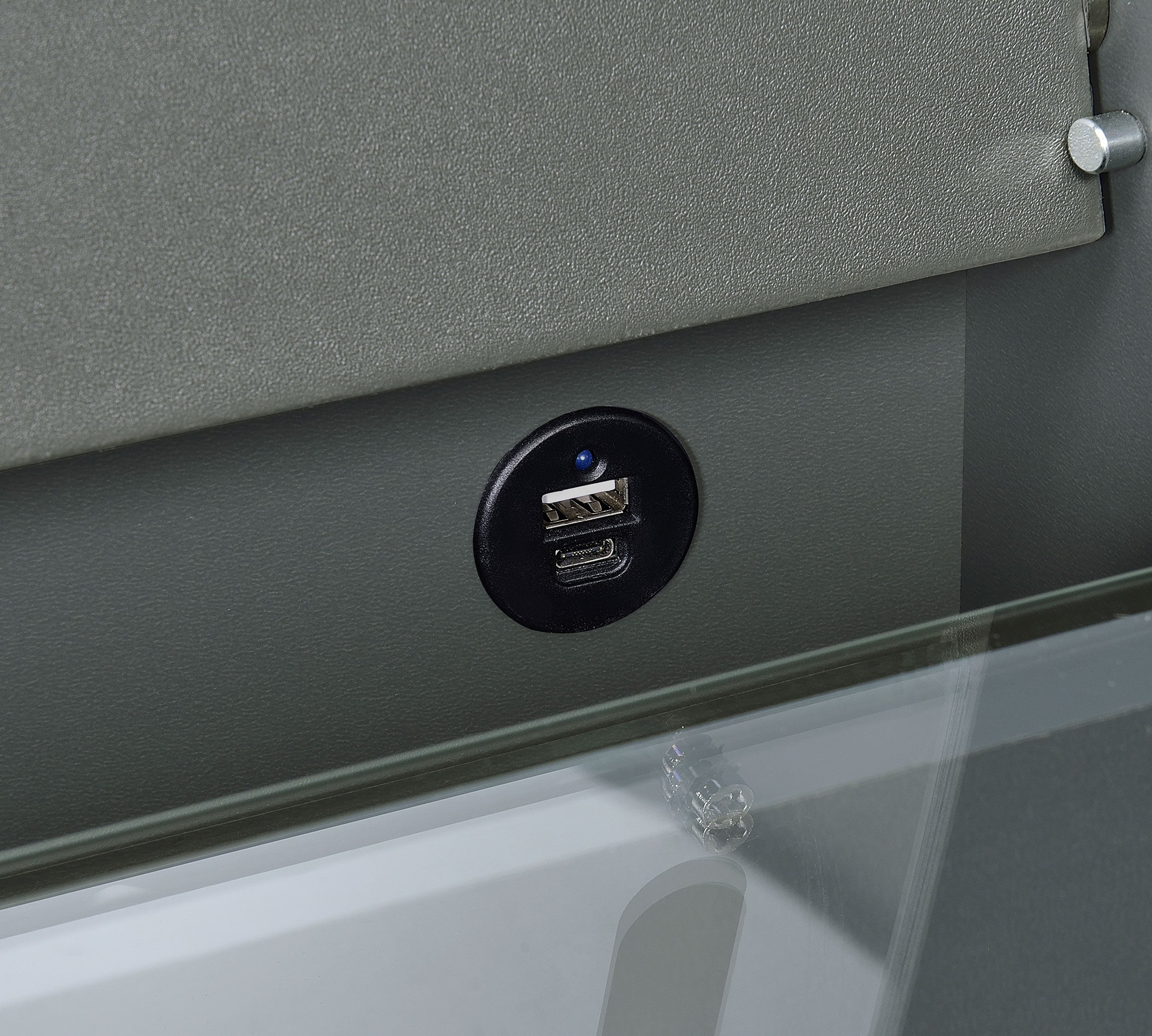 Danbury Makeup Vanity Table with LED Mirror and Stool - Luxury Home Furniture (MI)