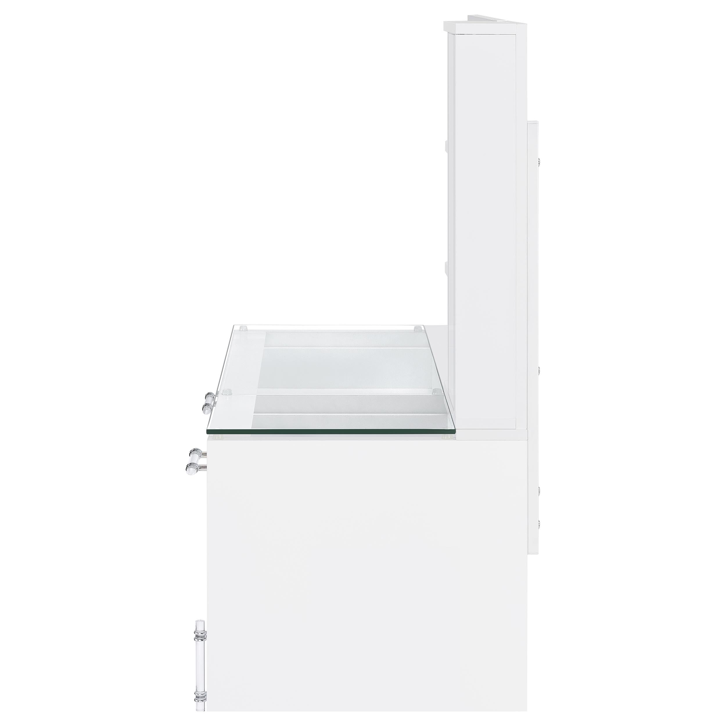 Flora Makeup Vanity Table with LED Mirror and Stool - Luxury Home Furniture (MI)