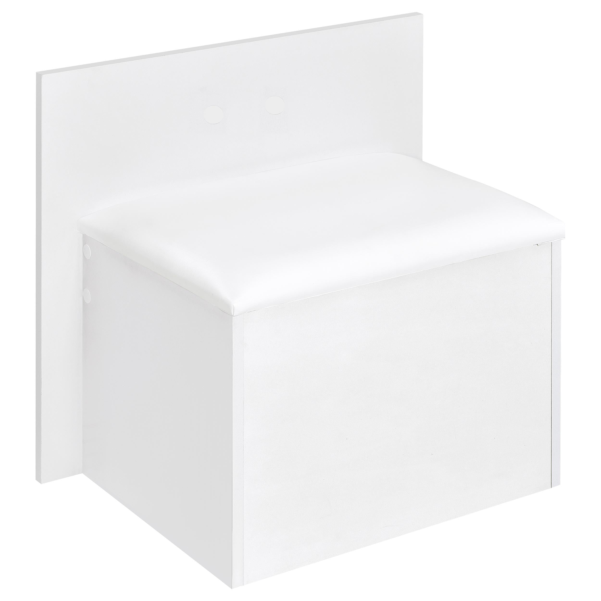 Flora Makeup Vanity Table with LED Mirror and Stool - Luxury Home Furniture (MI)