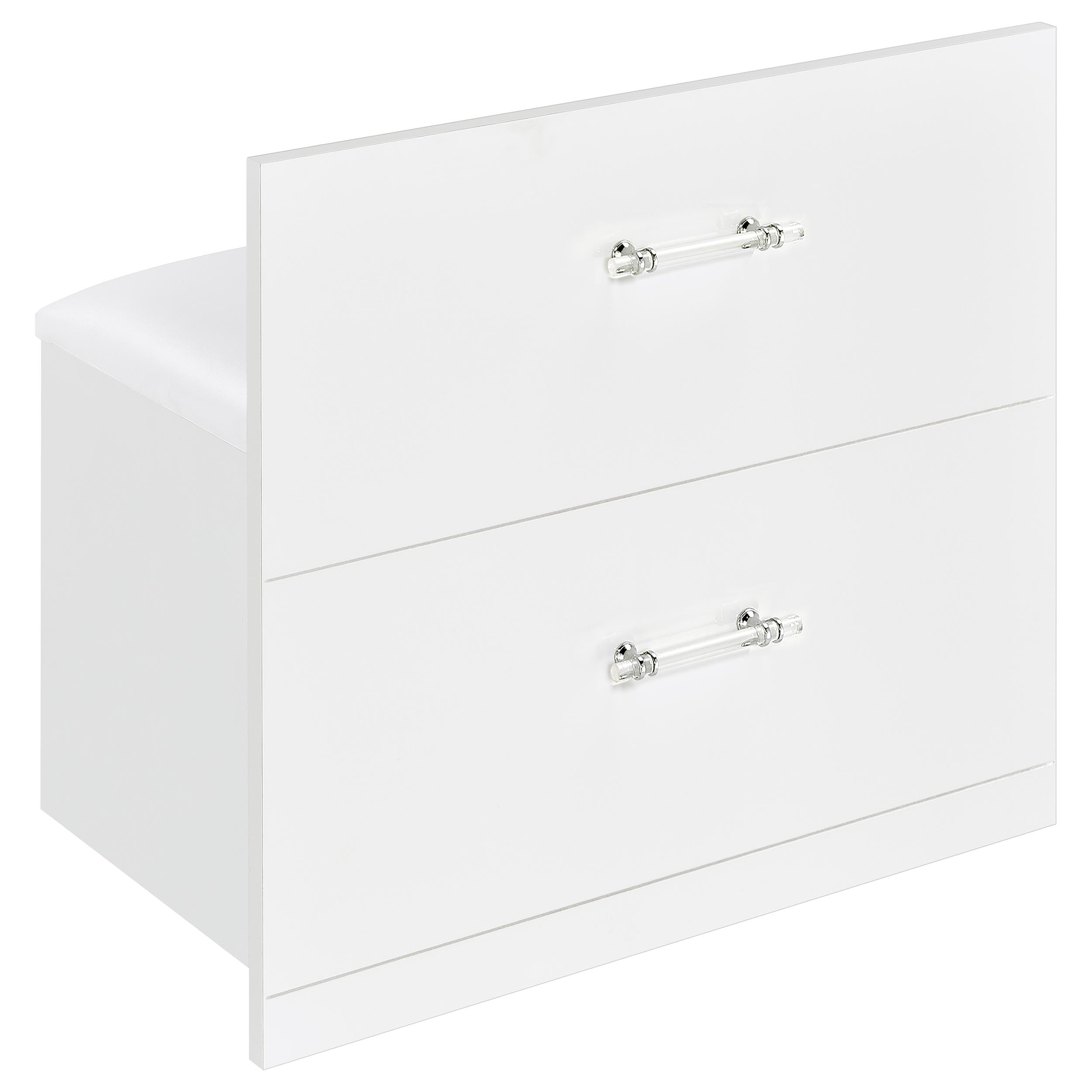 Flora Makeup Vanity Table with LED Mirror and Stool - Luxury Home Furniture (MI)