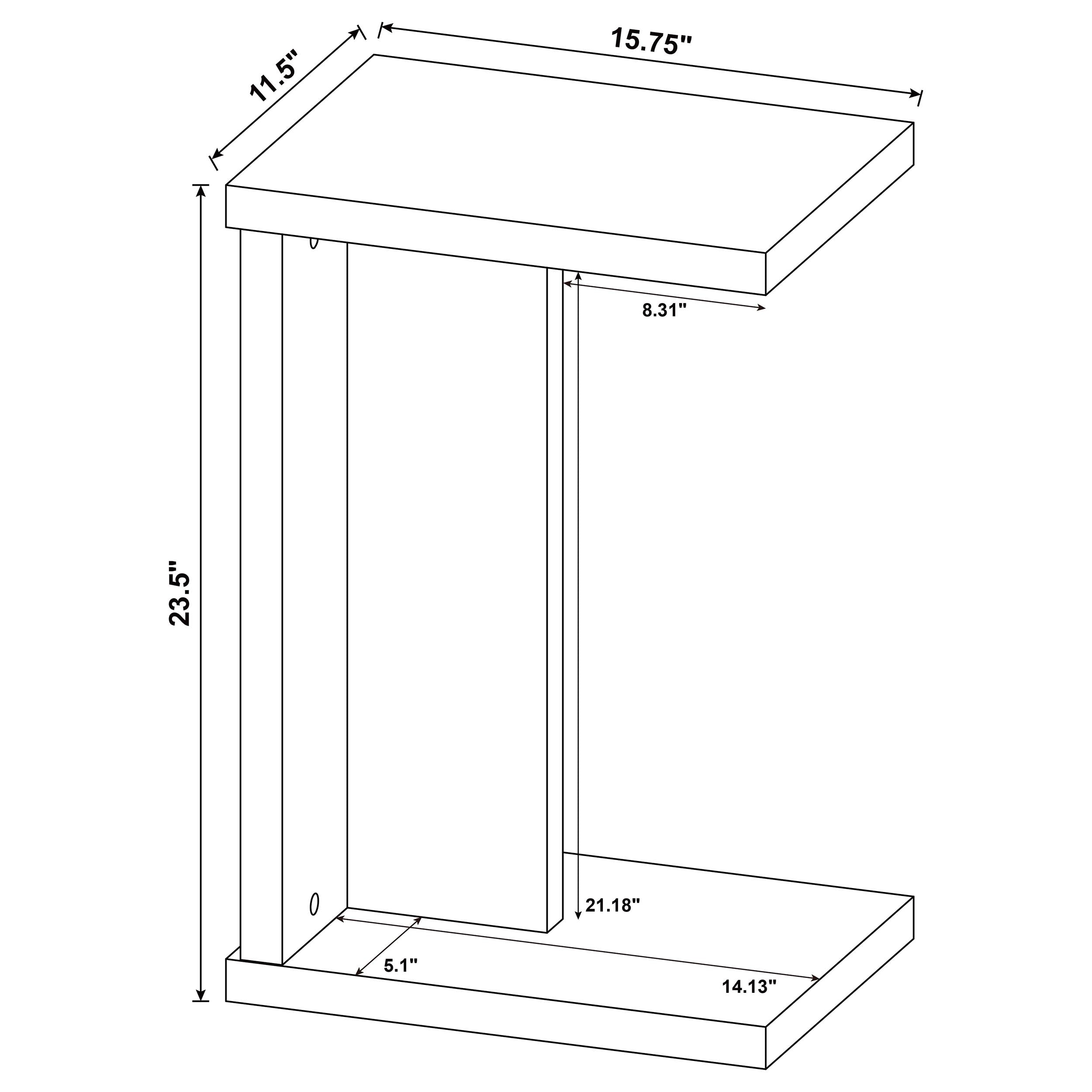Clower Side Table - Luxury Home Furniture (MI)