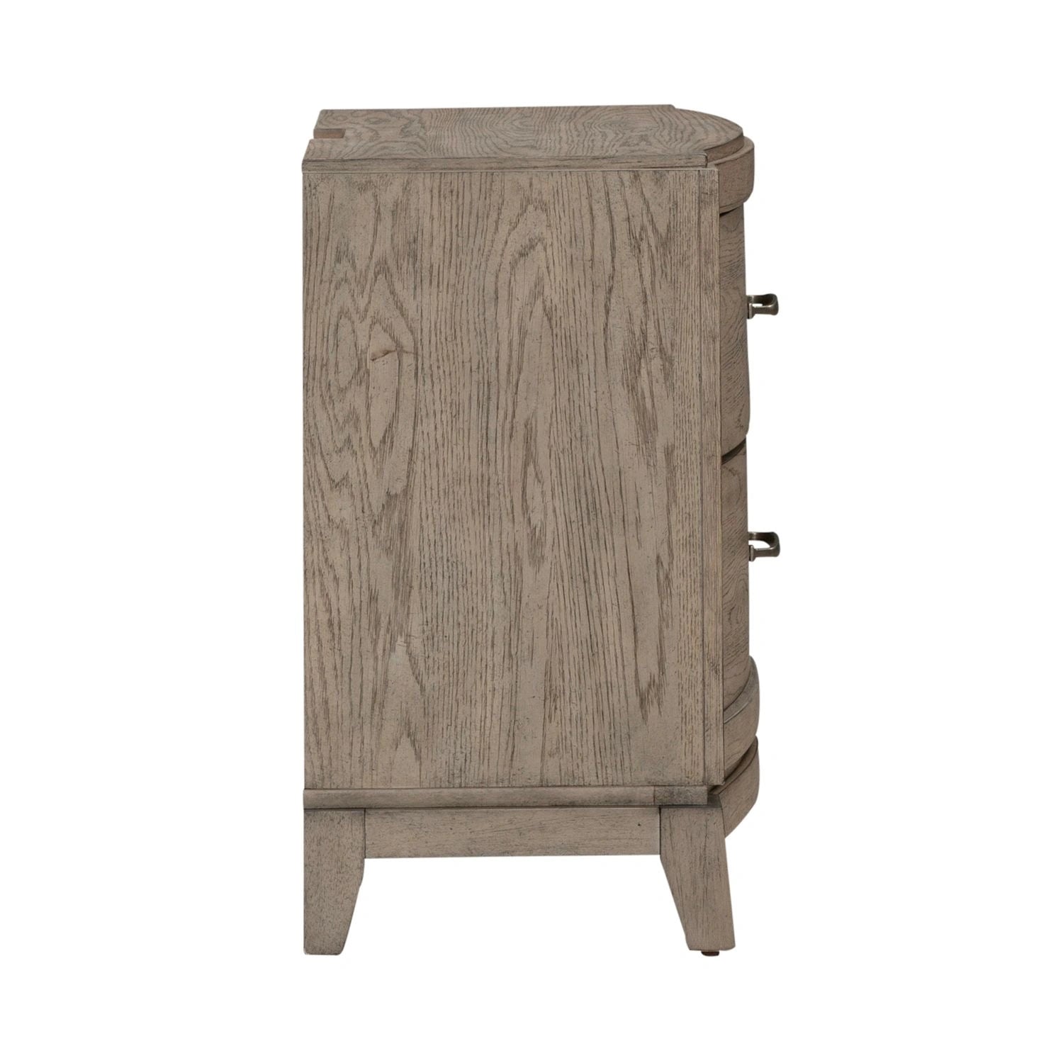Avalon Nightstand with Charging Station in Burnished Beige image