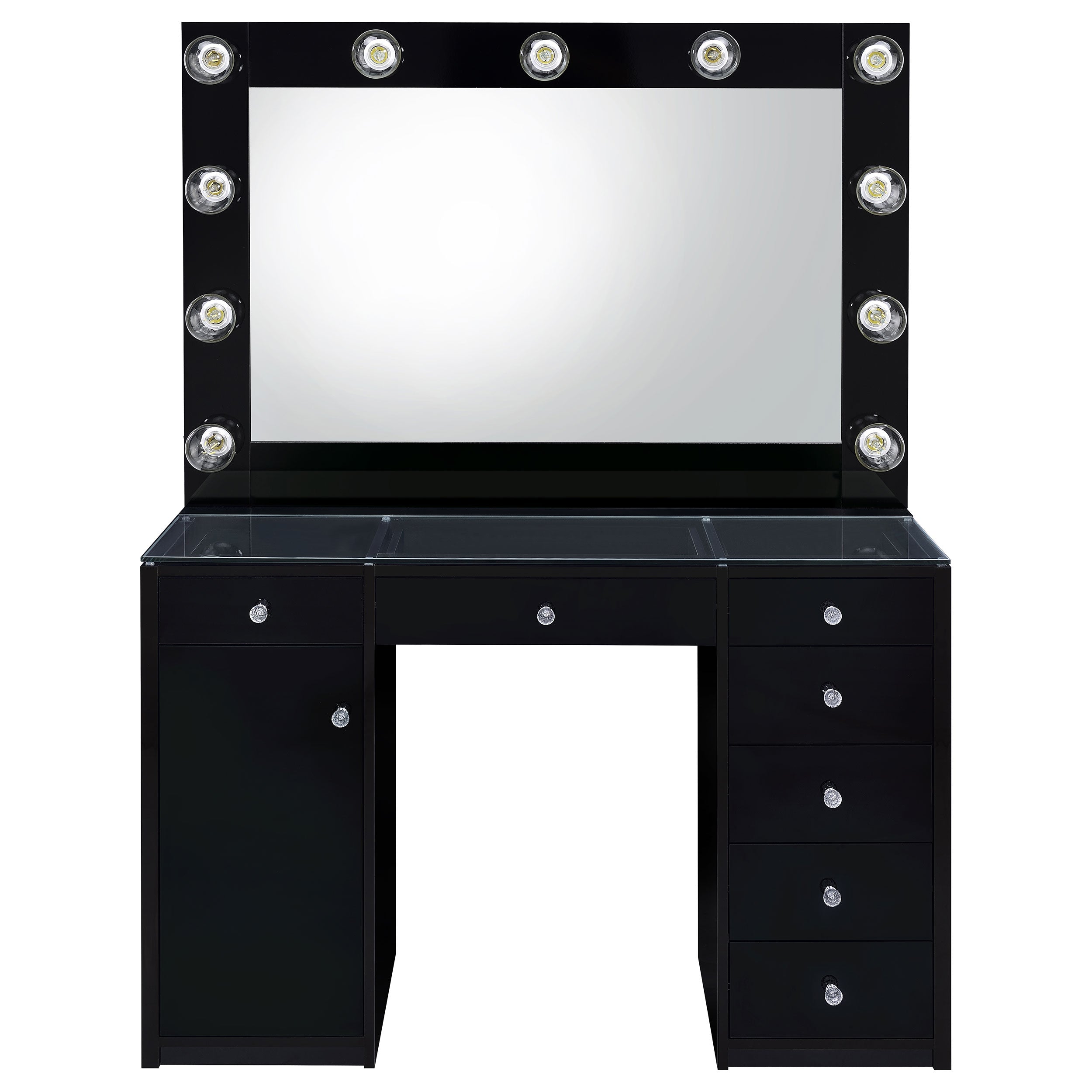 Acena Makeup Vanity Table with LED Mirror - Luxury Home Furniture (MI)