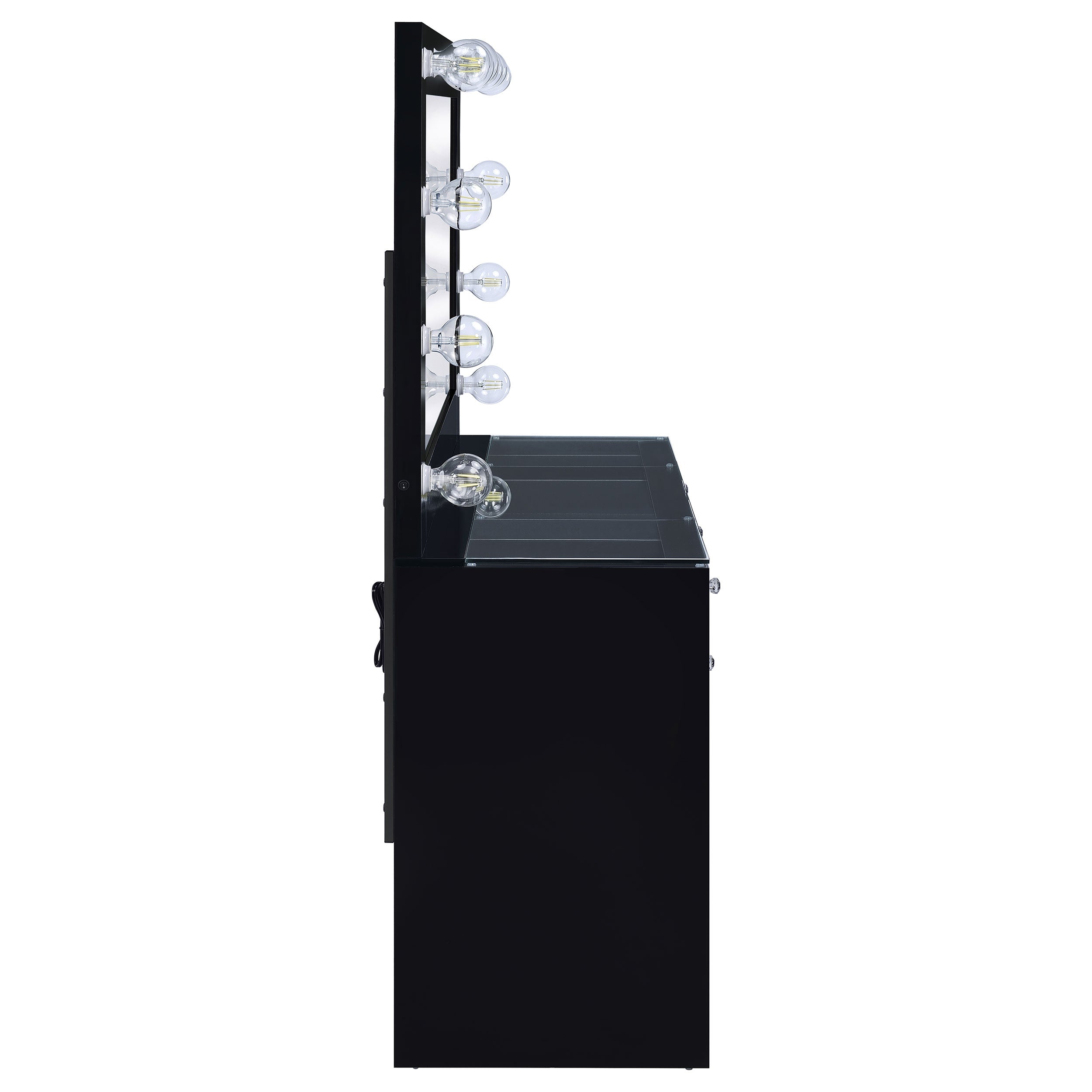 Acena Makeup Vanity Table with LED Mirror - Luxury Home Furniture (MI)