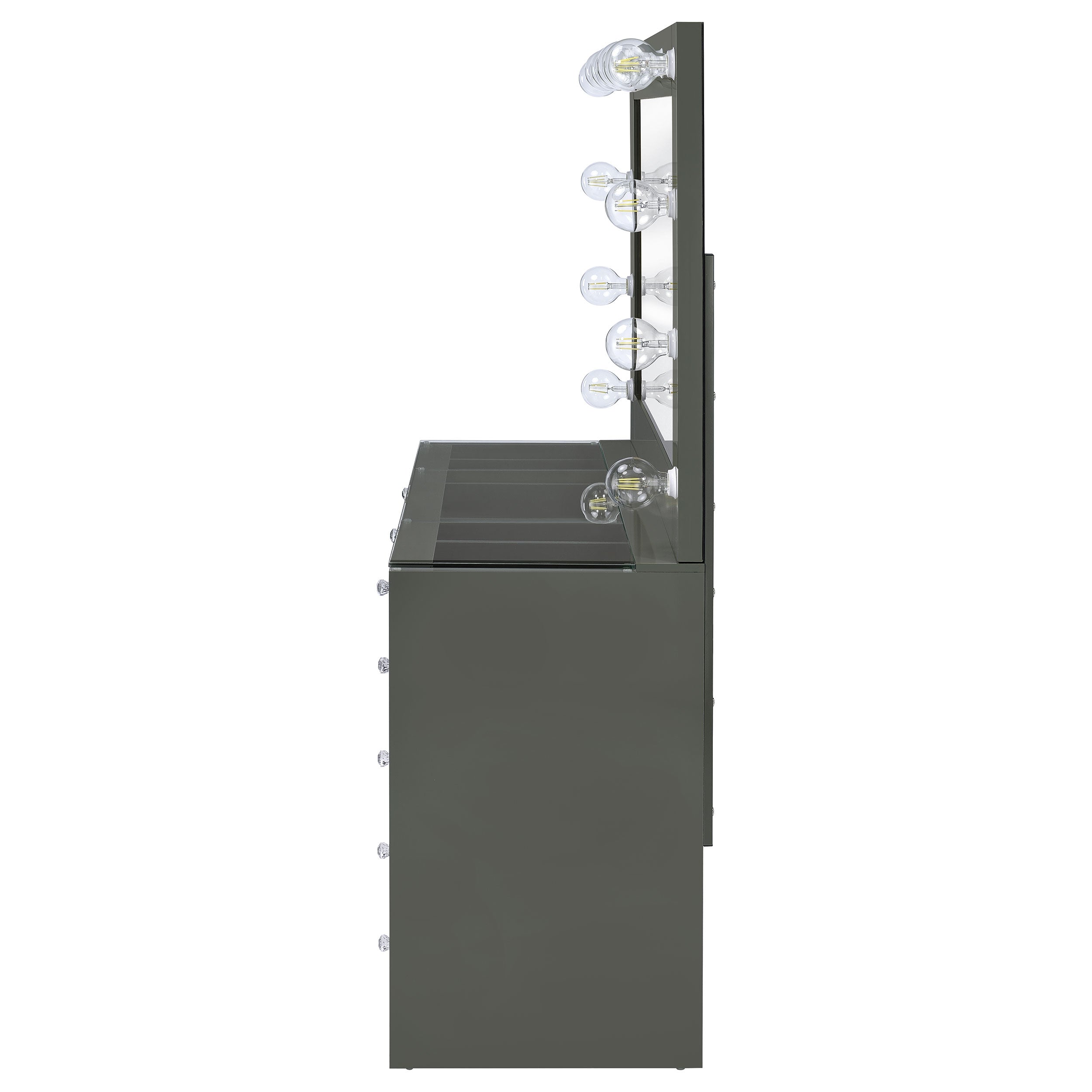 Acena Makeup Vanity Table with LED Mirror - Luxury Home Furniture (MI)