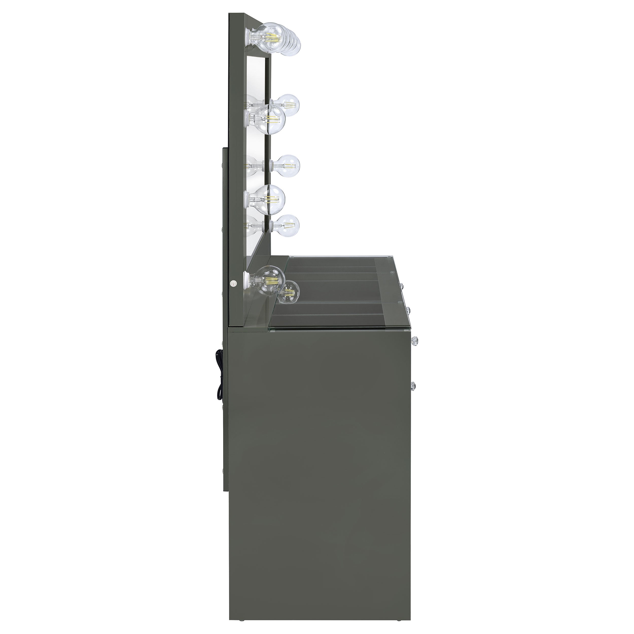 Acena Makeup Vanity Table with LED Mirror - Luxury Home Furniture (MI)