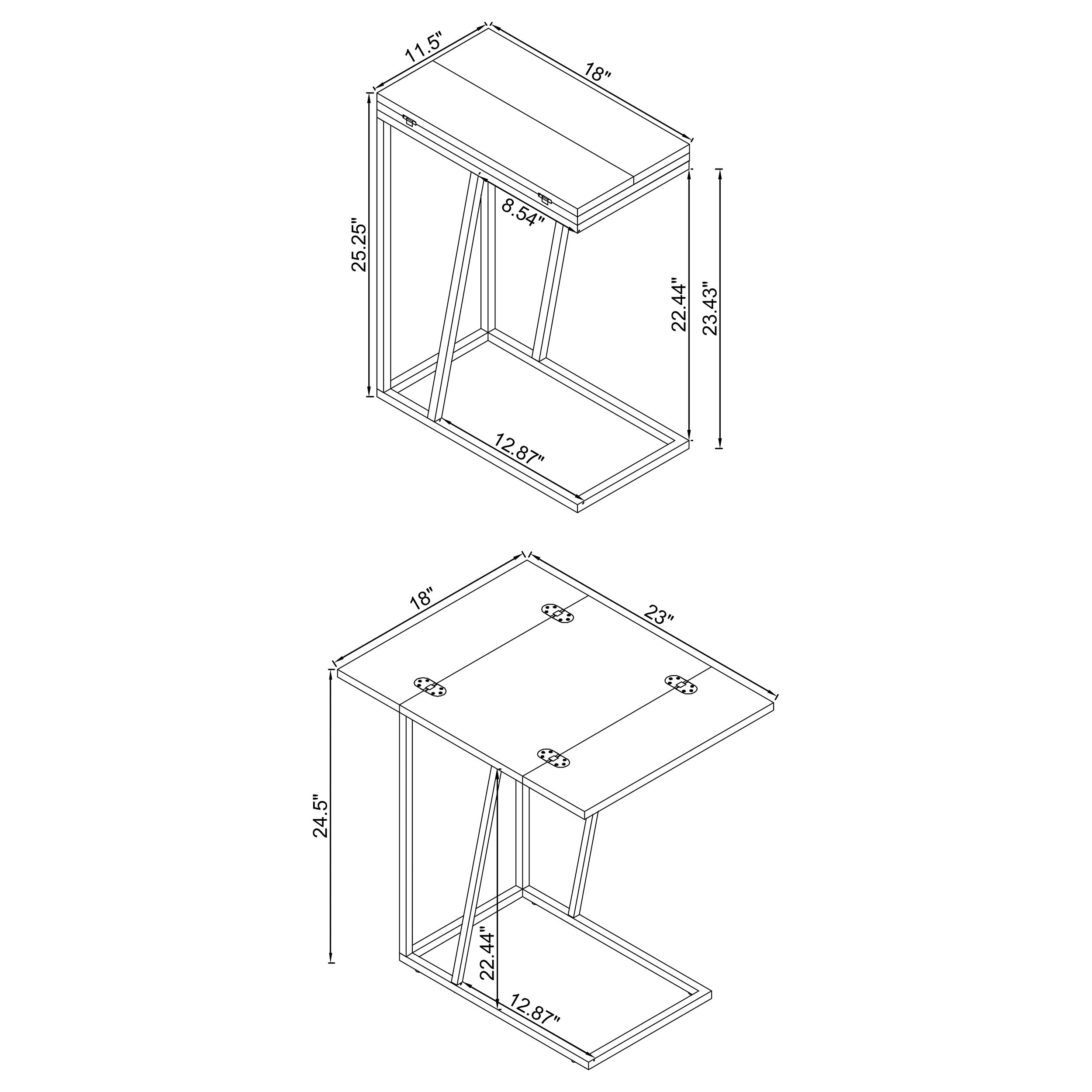 Carly Side Table - Luxury Home Furniture (MI)