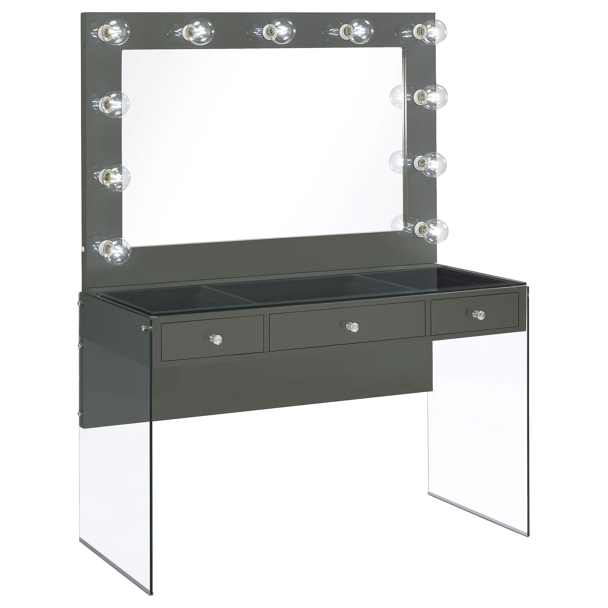 Afshan Makeup Vanity Table with LED Mirror - Luxury Home Furniture (MI)