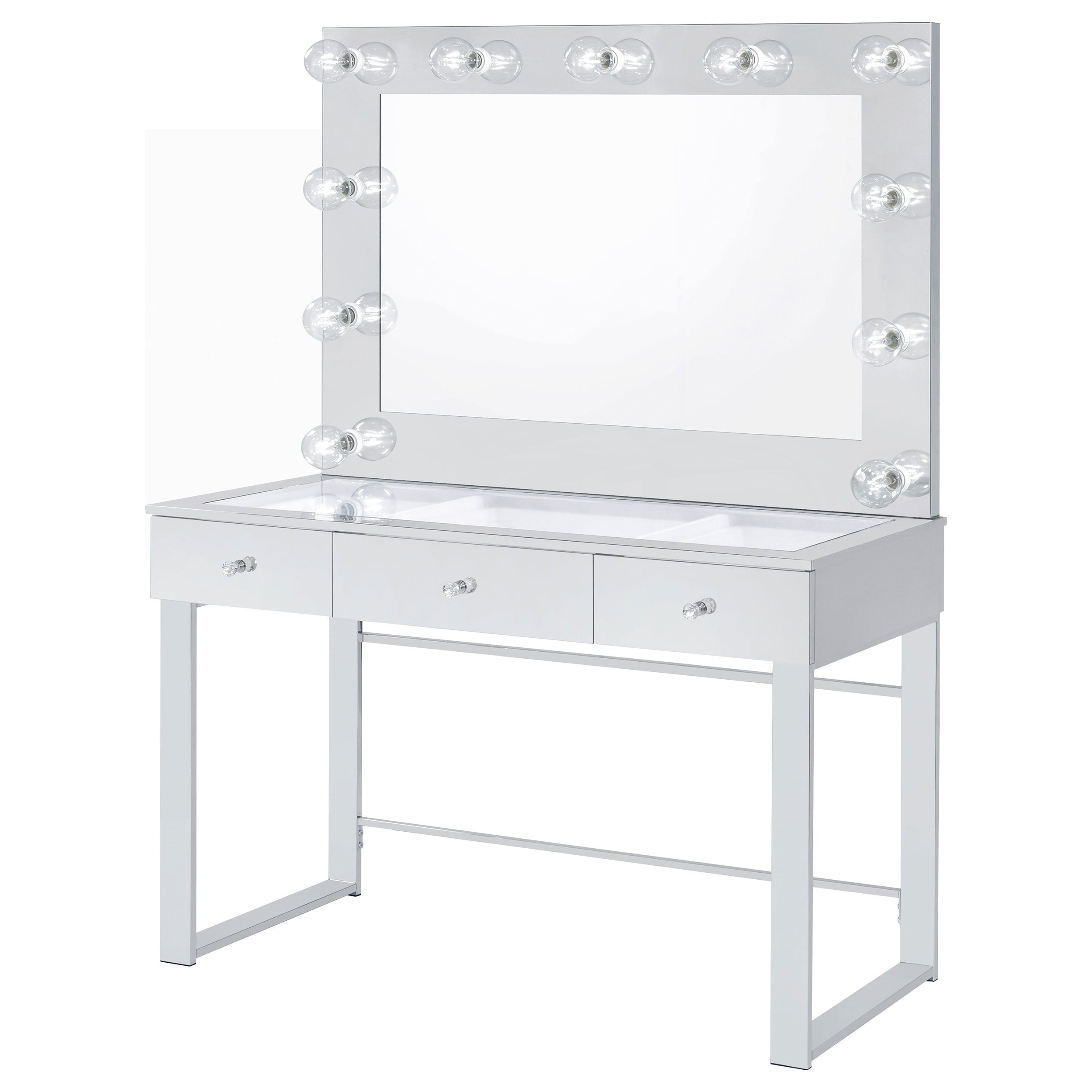 Umbridge Makeup Vanity Table with LED Mirror - Luxury Home Furniture (MI)