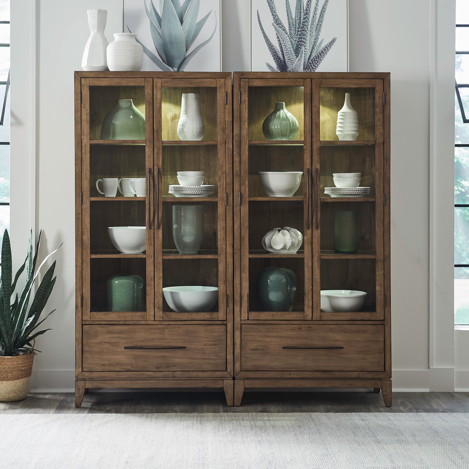 Shaker Lakes 2 Piece Bunching Cabinet Set image