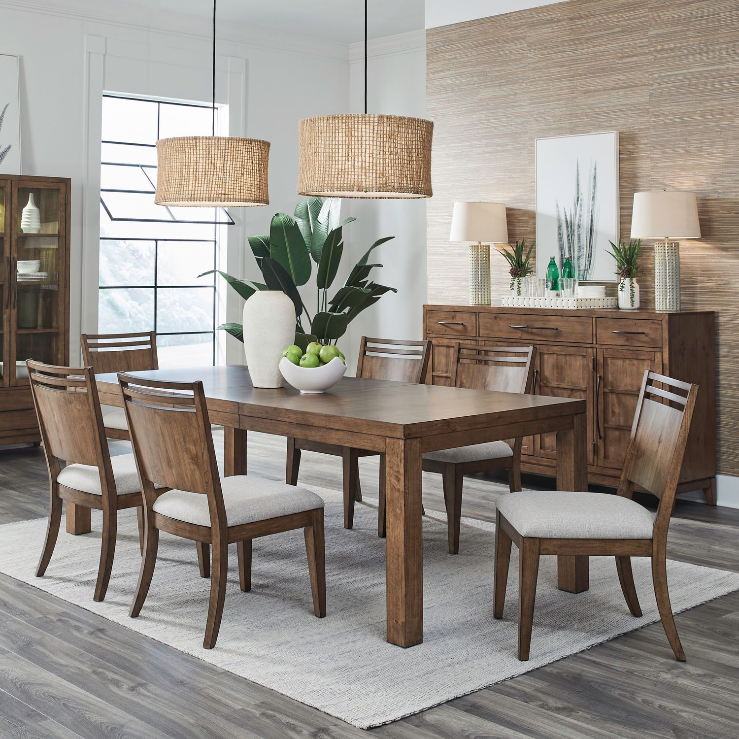 Shaker Lakes Opt 7 Piece Rectangular Table Set image