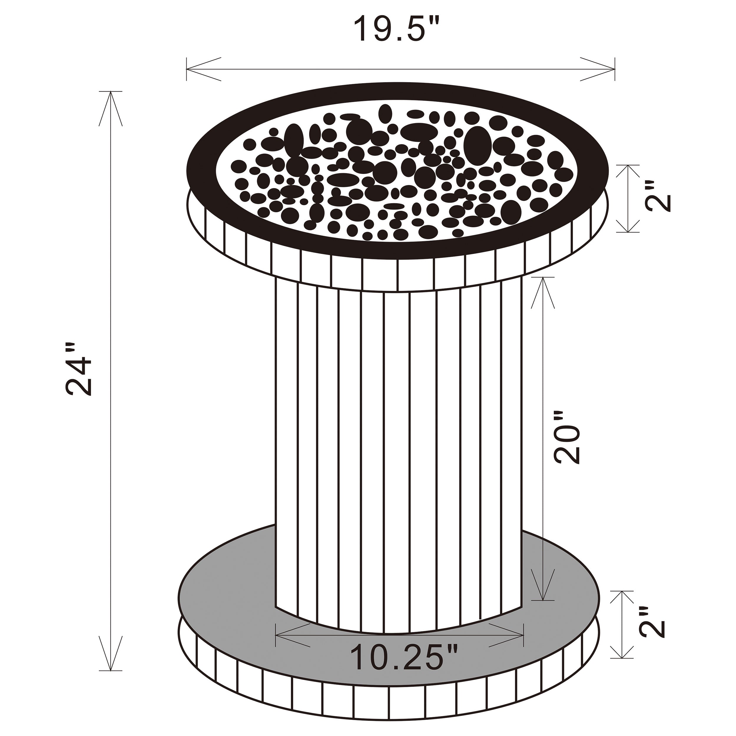 Dorielle Side Table - Luxury Home Furniture (MI)