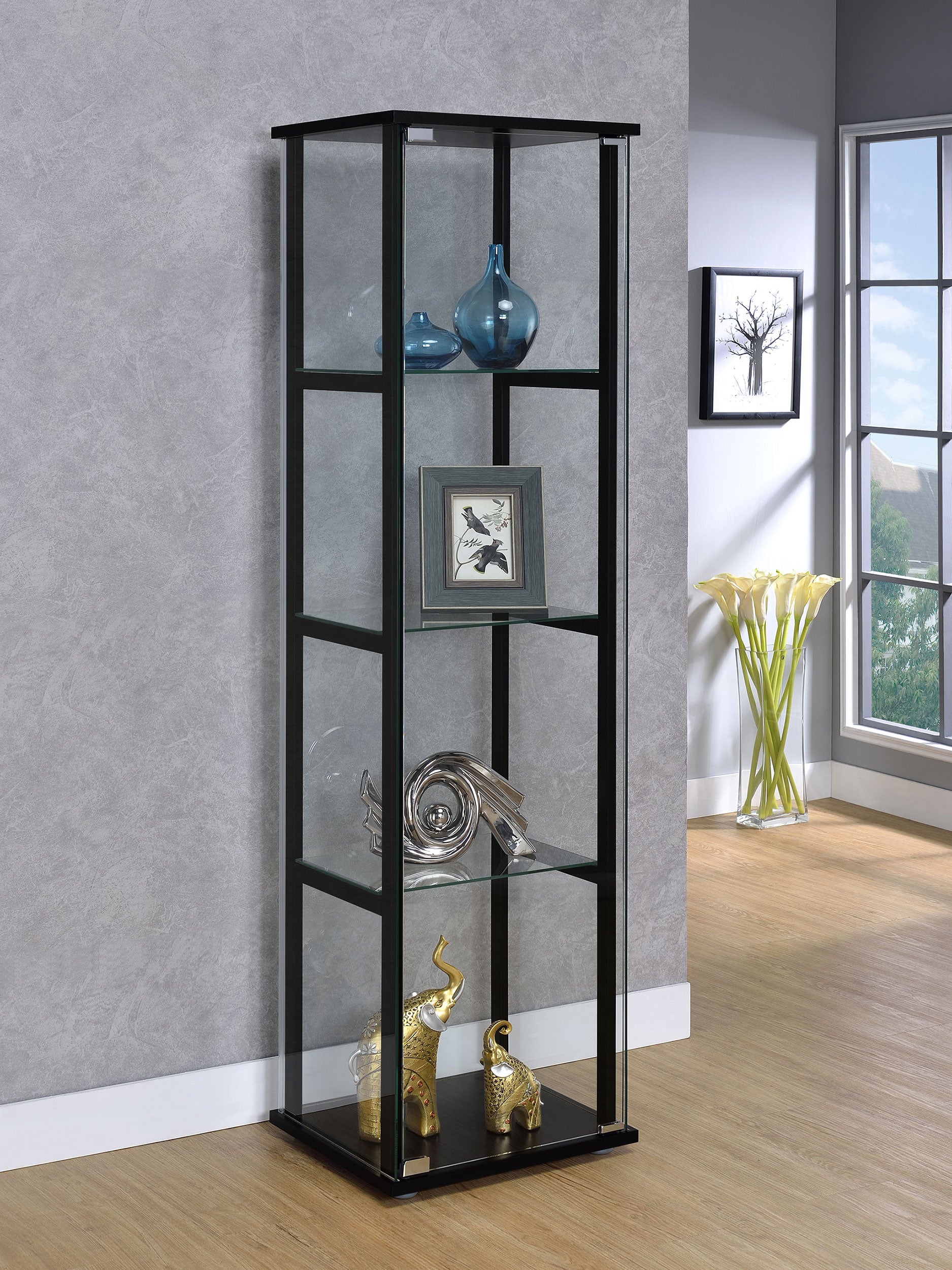 Cyclamen Curio Cabinet - Luxury Home Furniture (MI)
