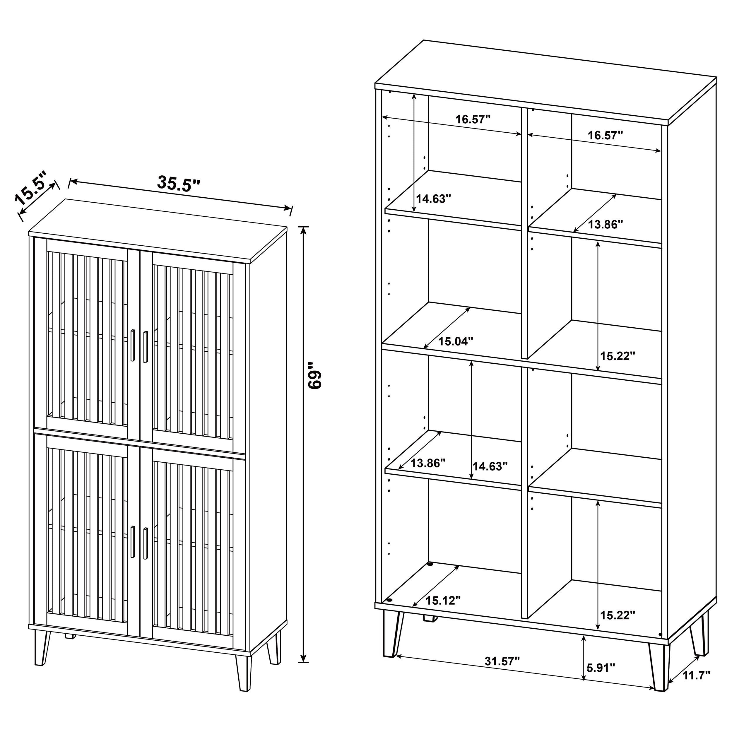 Elouise Tall Accent Cabinet - Luxury Home Furniture (MI)
