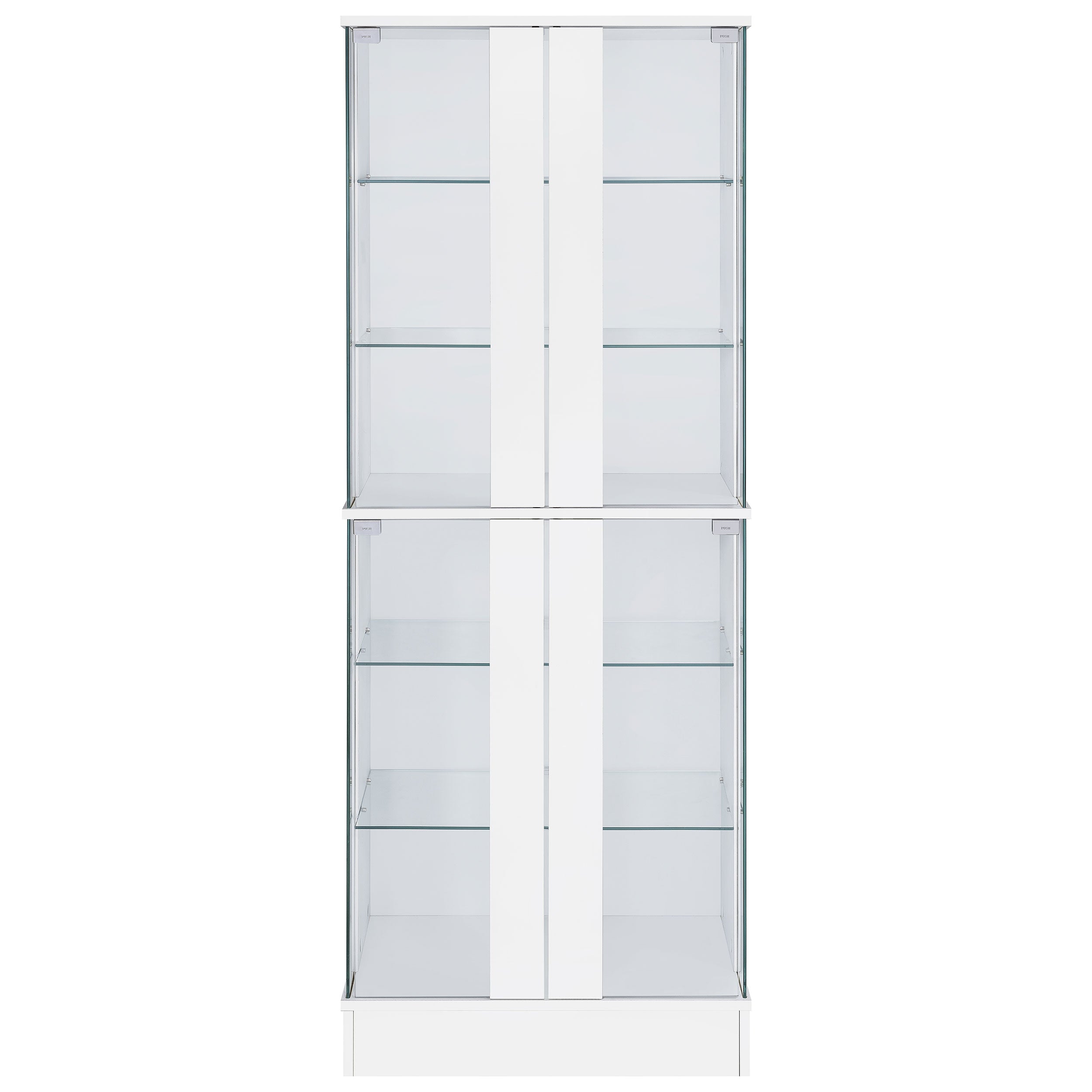 Cabra Curio Cabinet with LED Lighting - Luxury Home Furniture (MI)