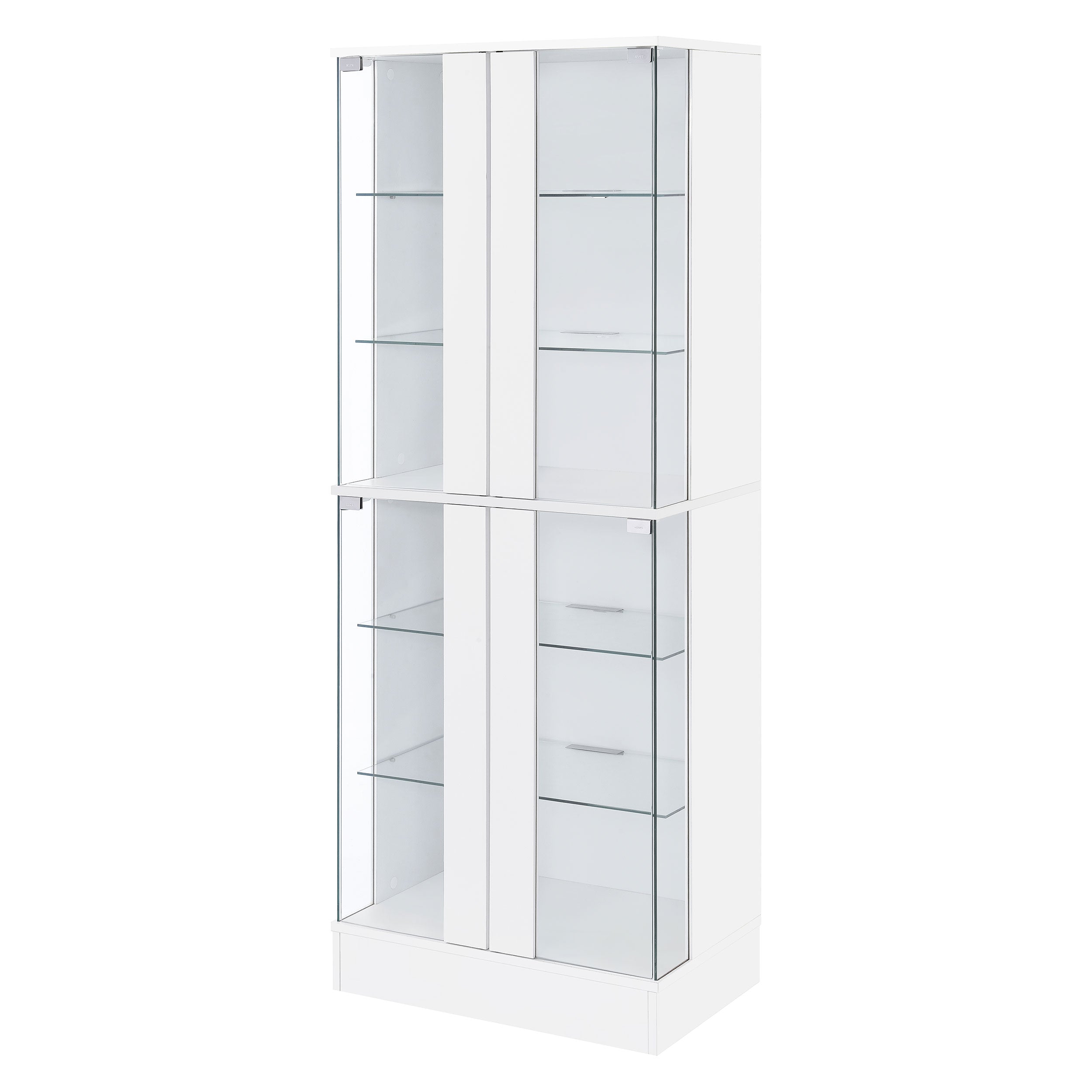 Cabra Curio Cabinet with LED Lighting - Luxury Home Furniture (MI)