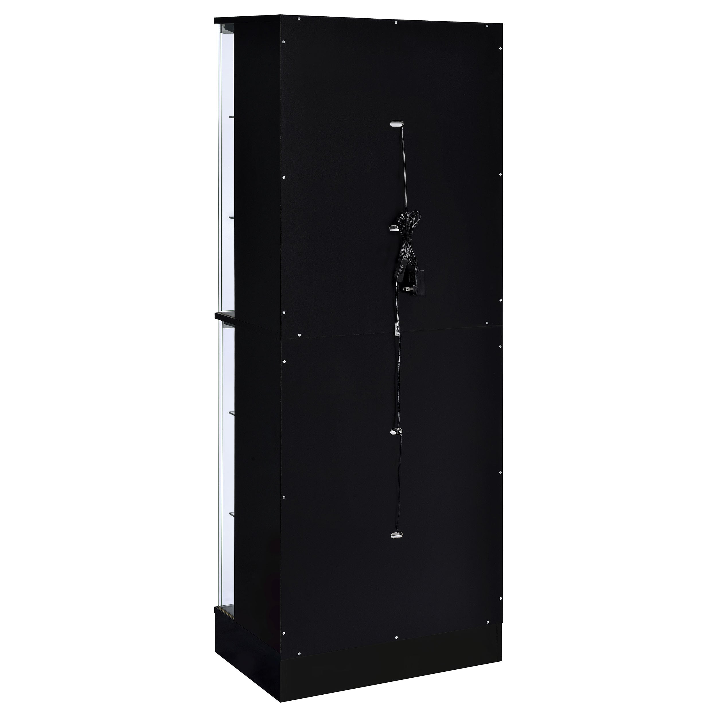 Cabra Curio Cabinet with LED Lighting - Luxury Home Furniture (MI)