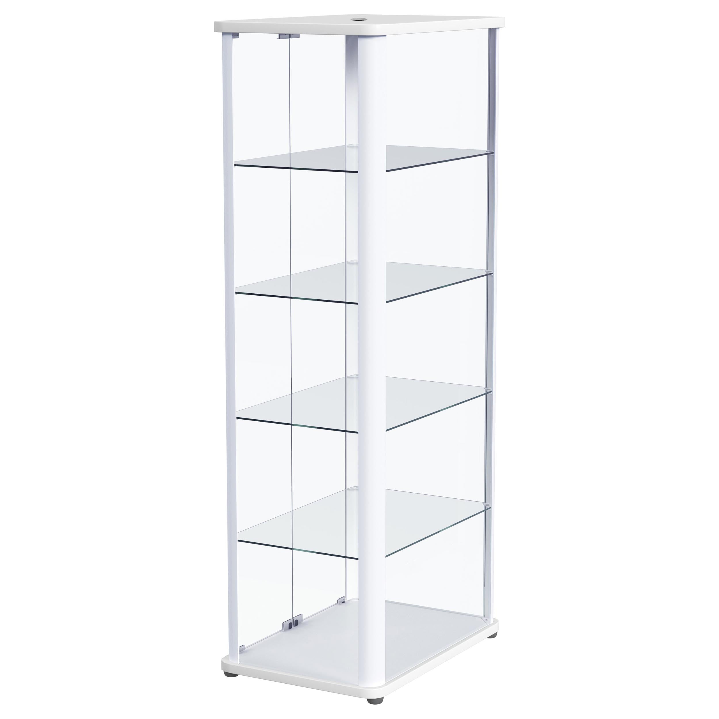 Aero Curio Cabinet with LED Lighting - Luxury Home Furniture (MI)