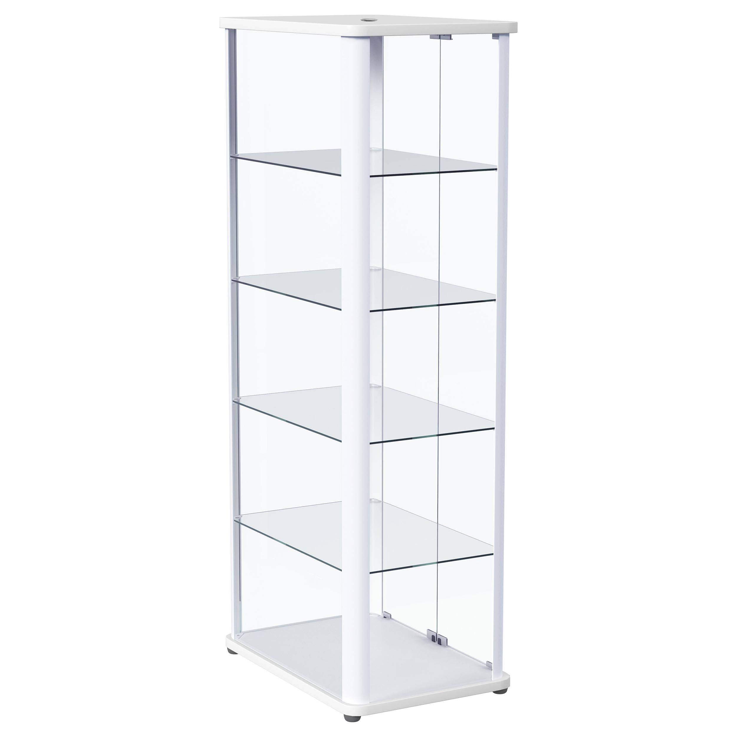 Aero Curio Cabinet with LED Lighting - Luxury Home Furniture (MI)