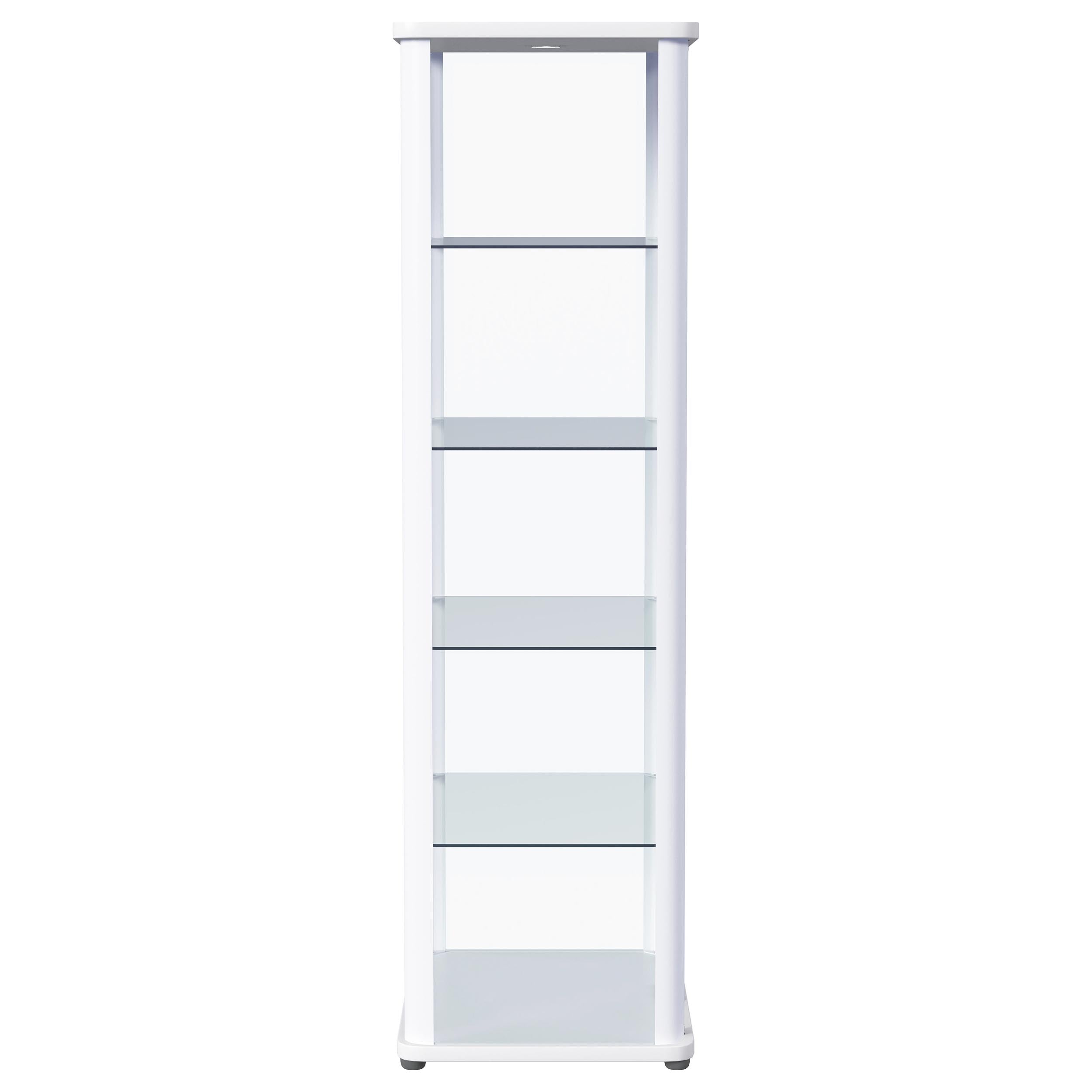 Aero Curio Cabinet with LED Lighting - Luxury Home Furniture (MI)