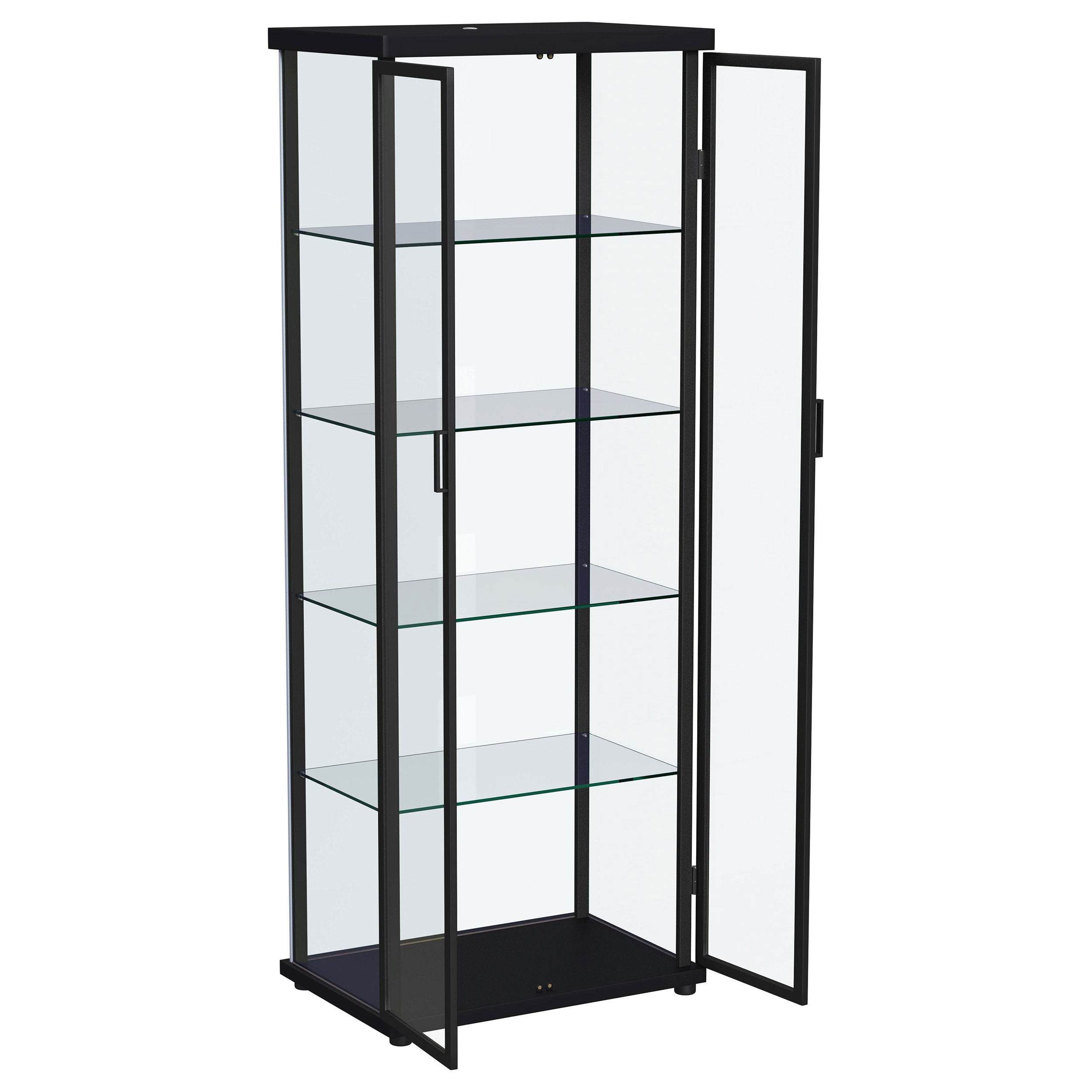 Aero Curio Cabinet with LED Lighting - Luxury Home Furniture (MI)