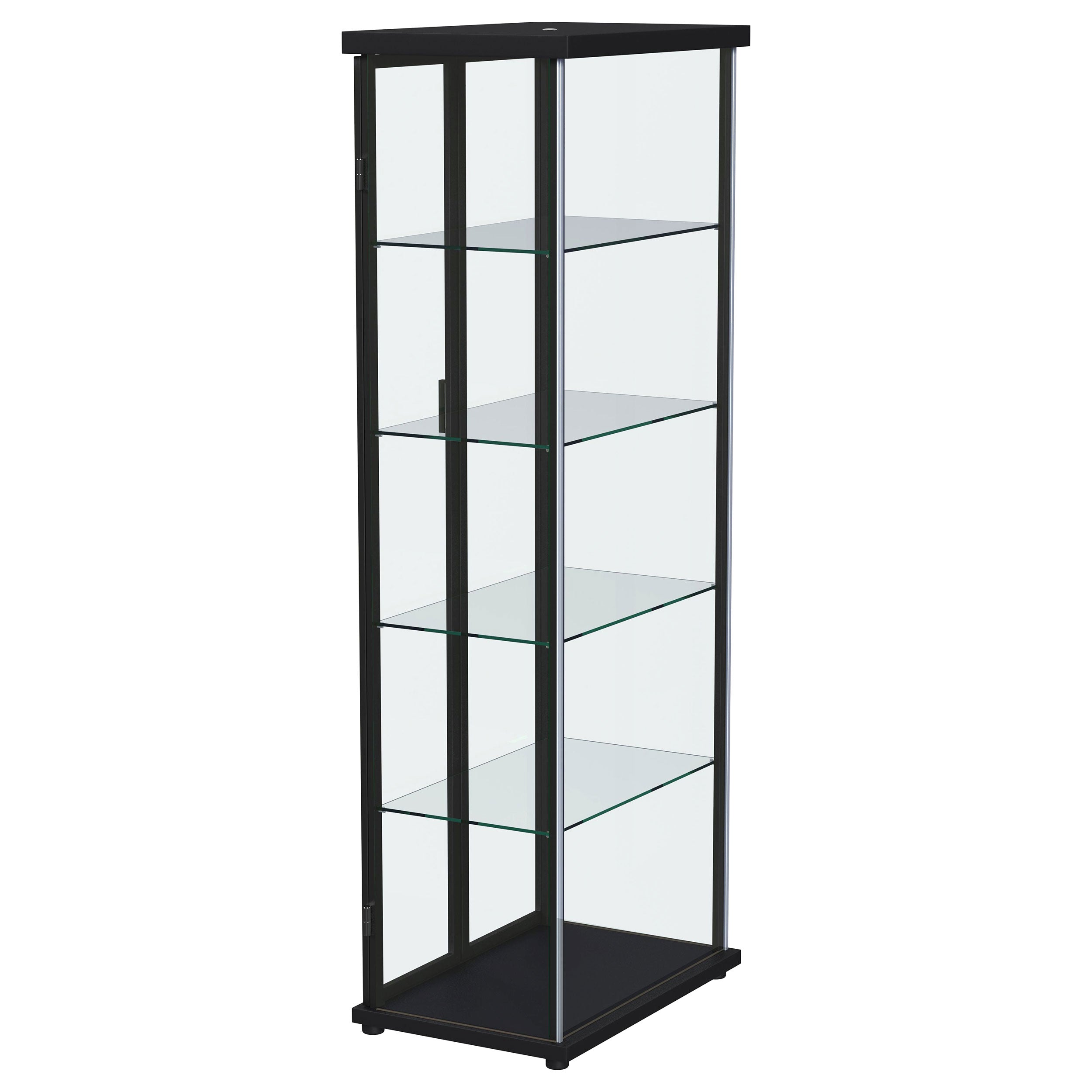 Aero Curio Cabinet with LED Lighting - Luxury Home Furniture (MI)