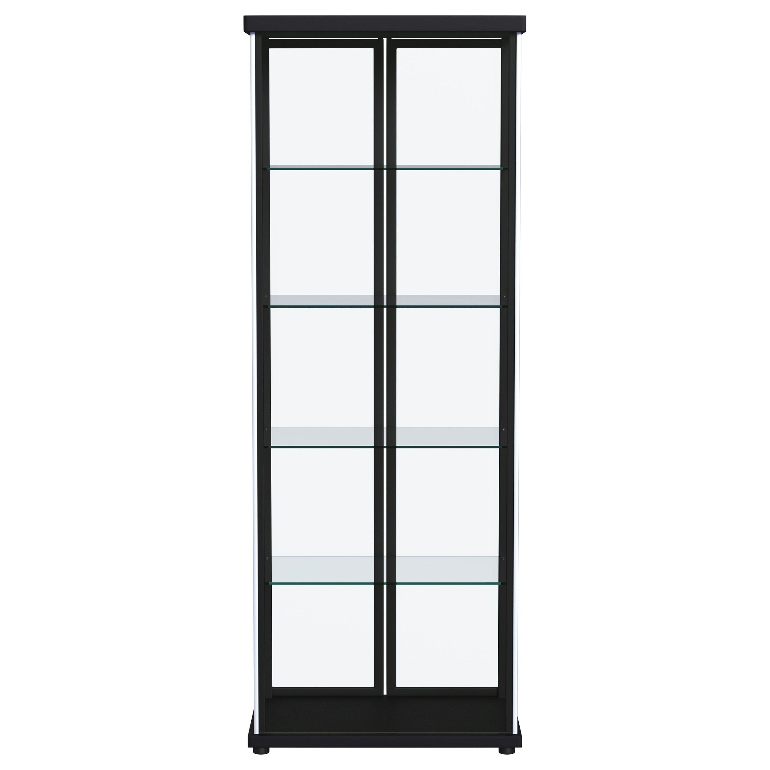 Aero Curio Cabinet with LED Lighting - Luxury Home Furniture (MI)