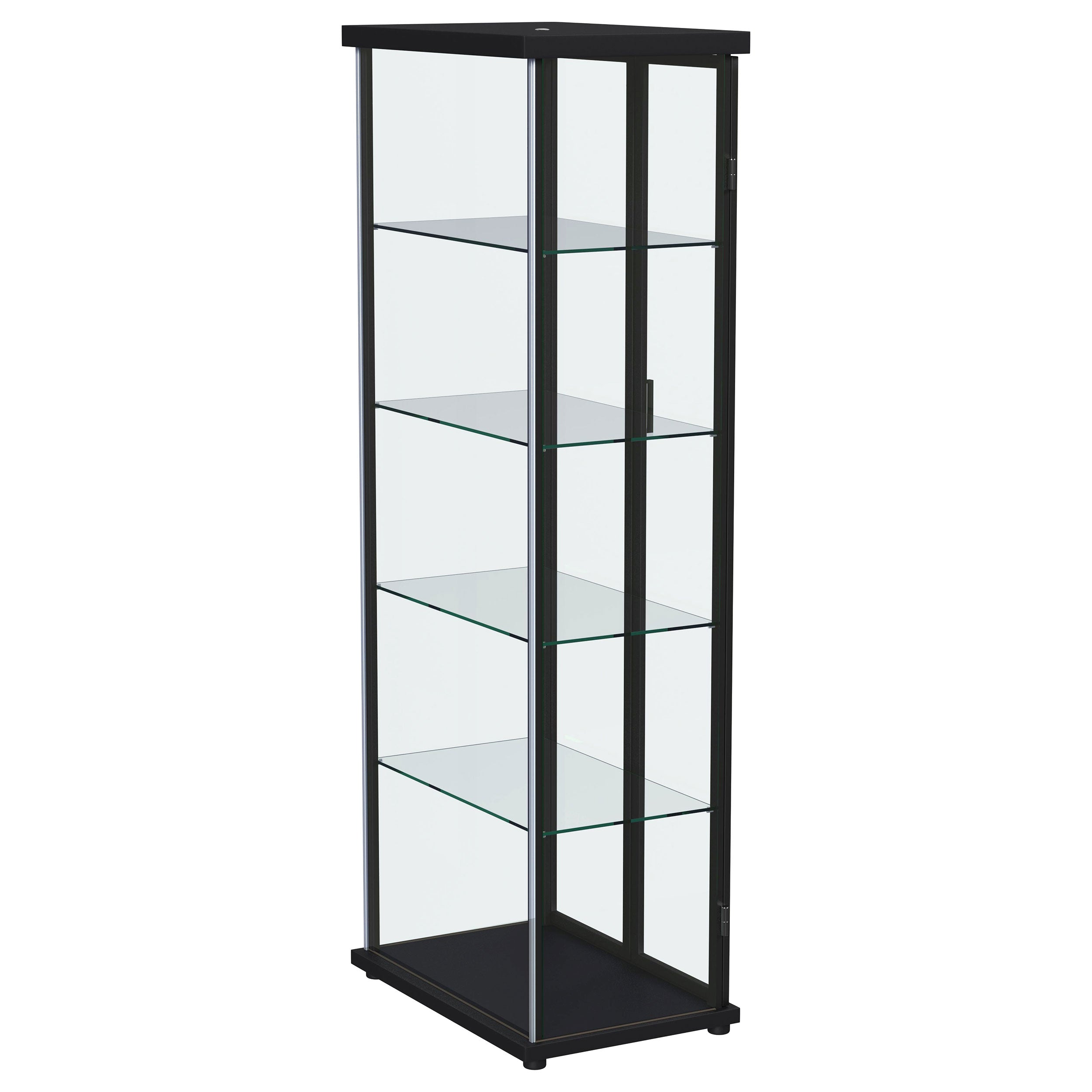 Aero Curio Cabinet with LED Lighting - Luxury Home Furniture (MI)