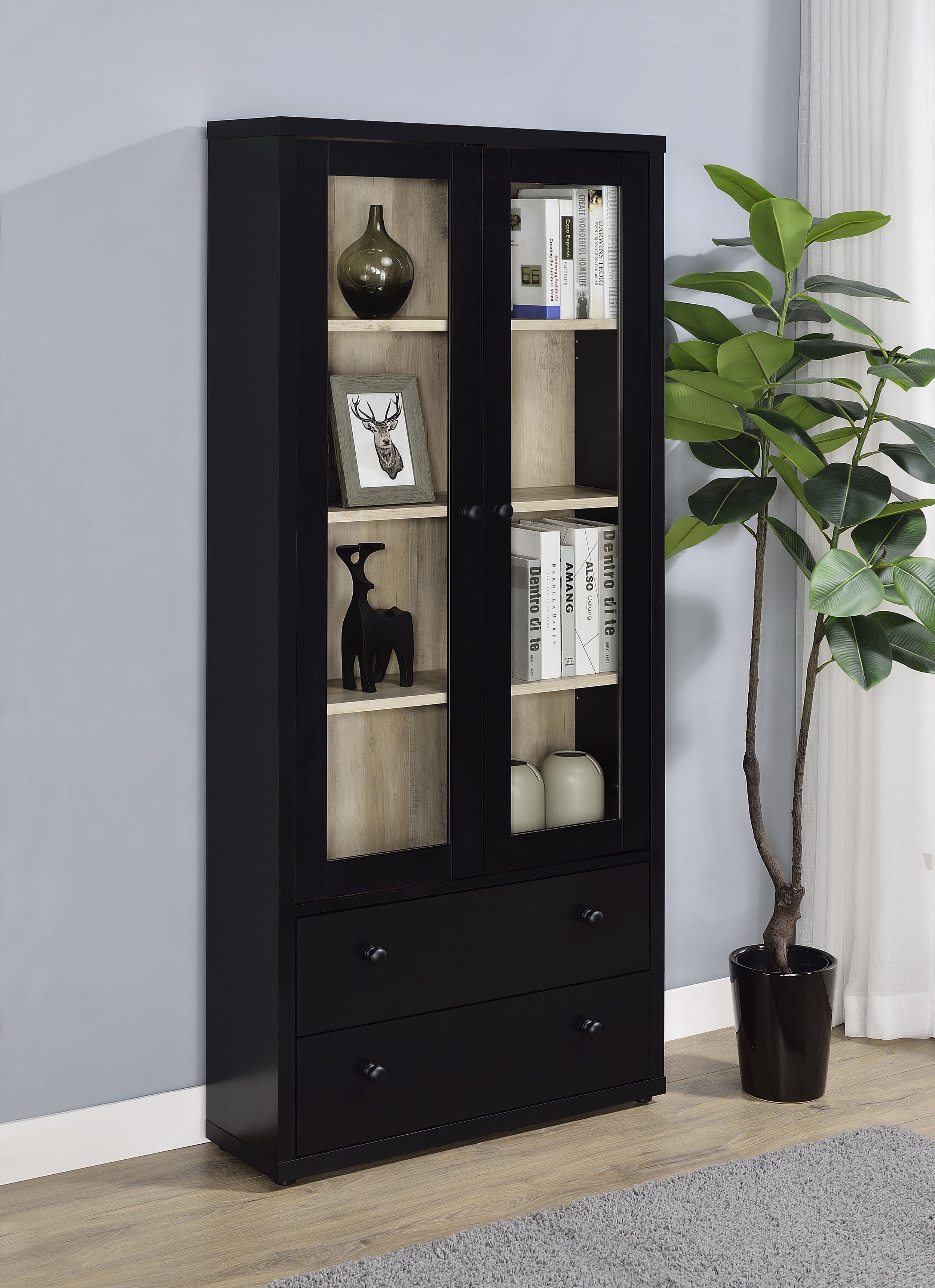 Hawthorne Tall Display Cabinet - Luxury Home Furniture (MI)