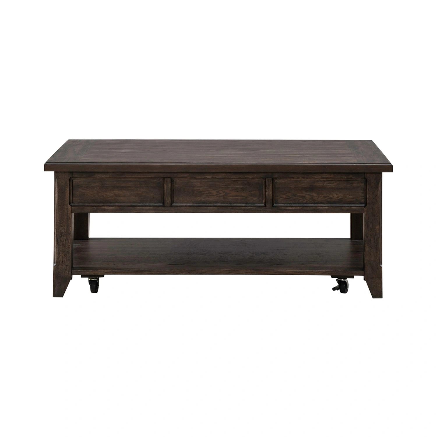 Paradise Valley Lift Top Cocktail Table in Saddle Brown image
