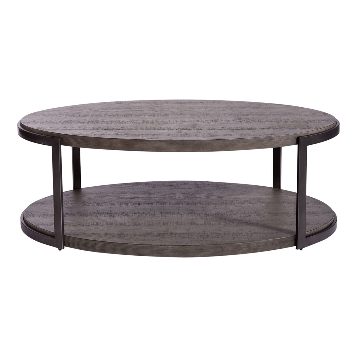 Modern View Oval Cocktail Table