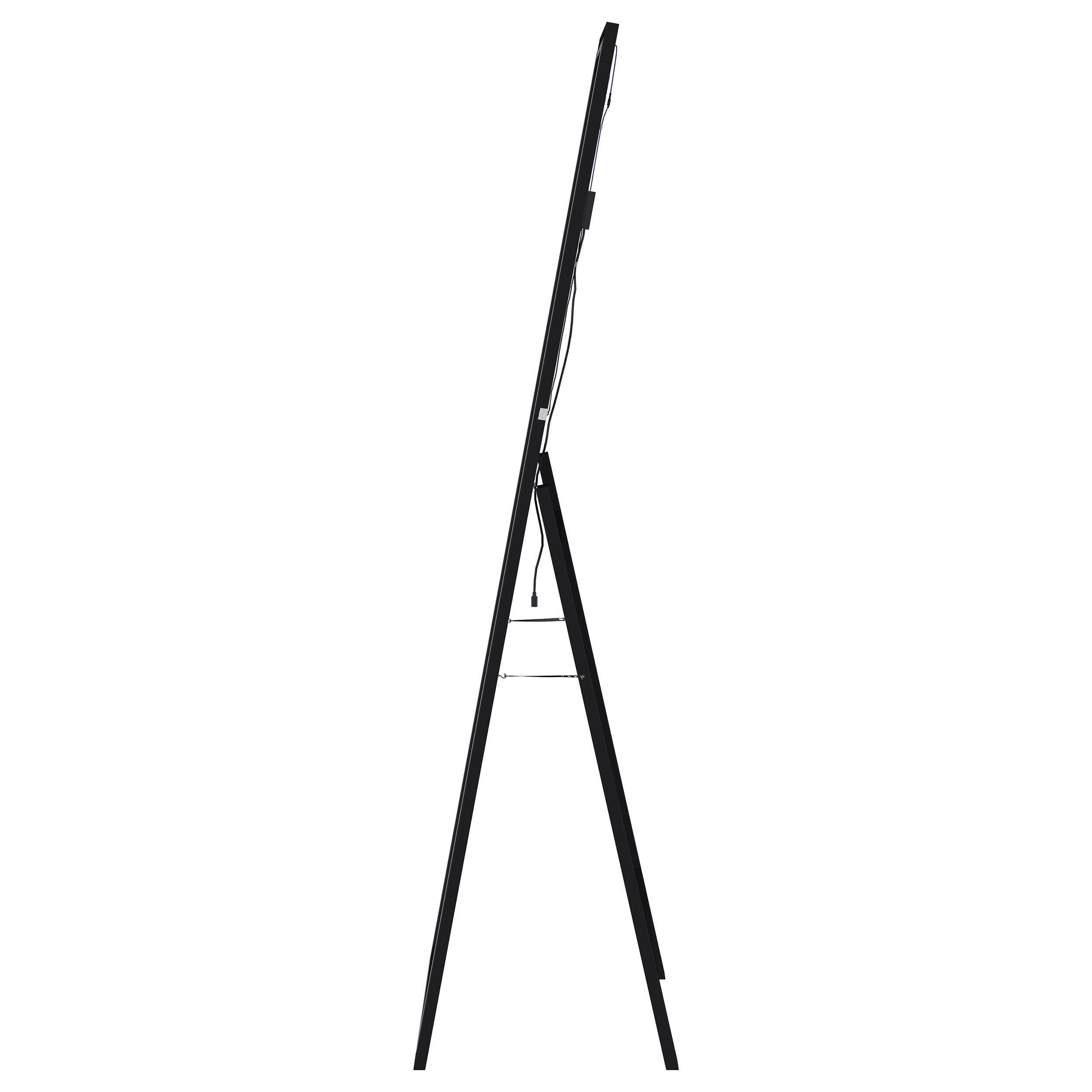 Windrose Standing Mirror with LED Lighting