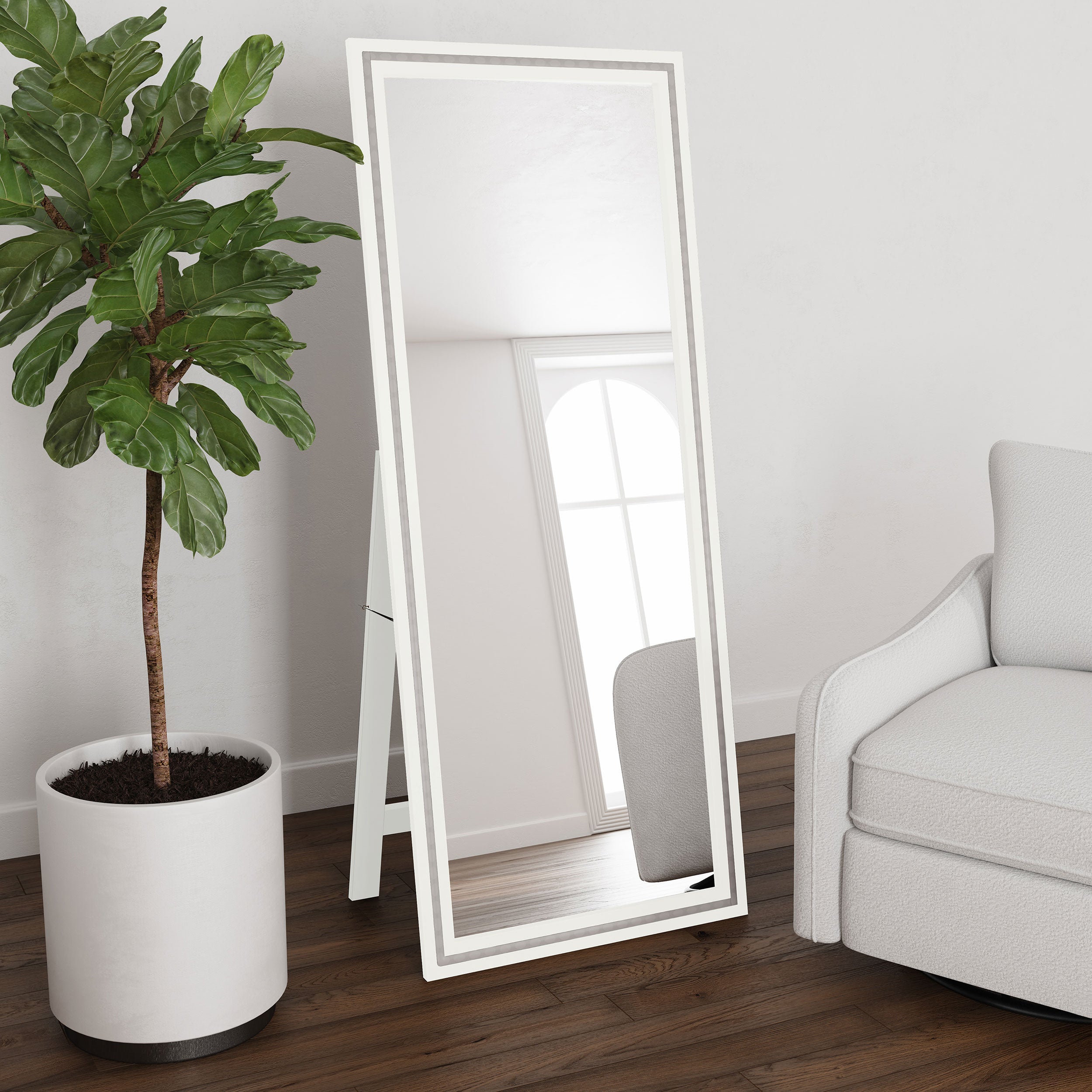 Windrose Standing Mirror - Luxury Home Furniture (MI)