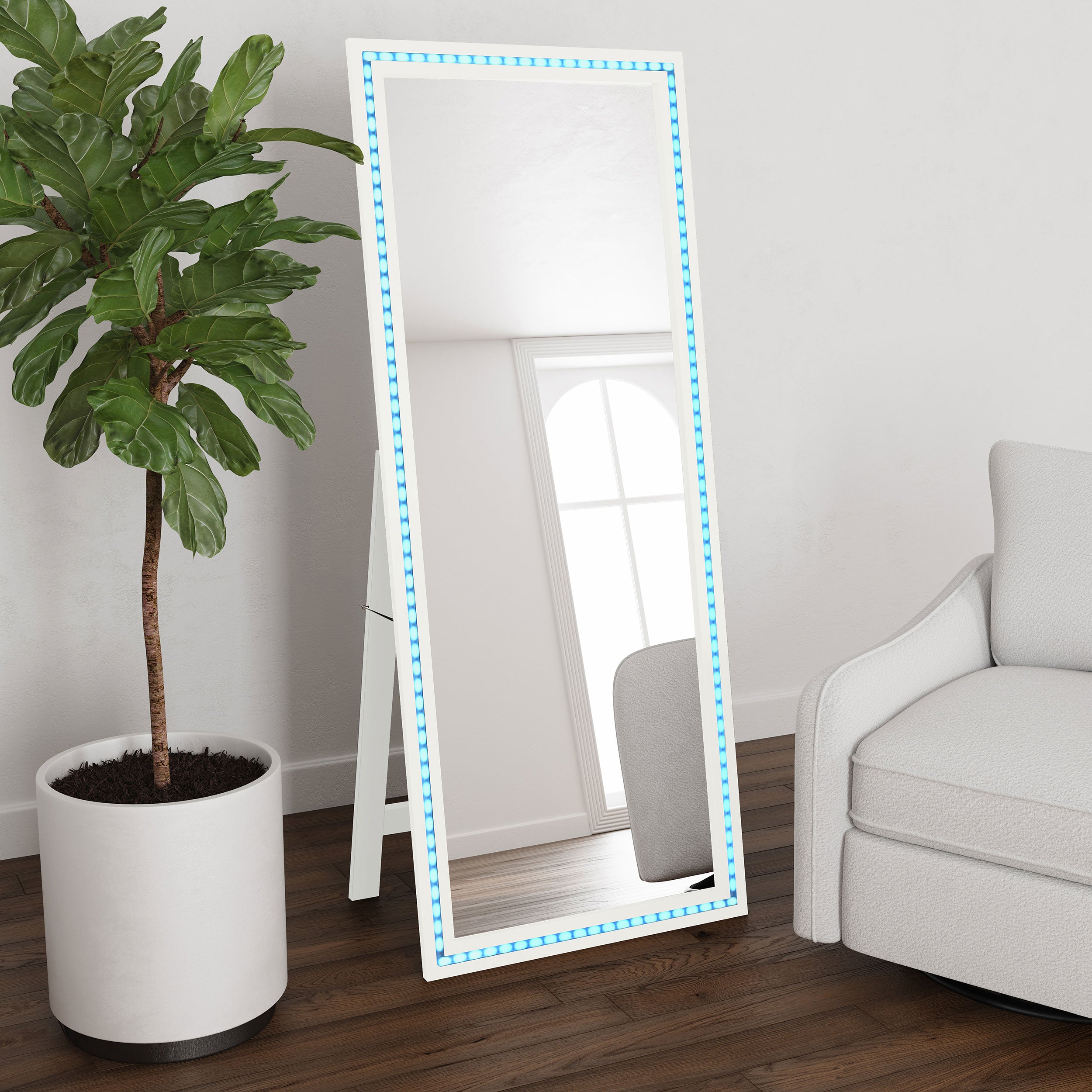 Windrose Standing Mirror - Luxury Home Furniture (MI)