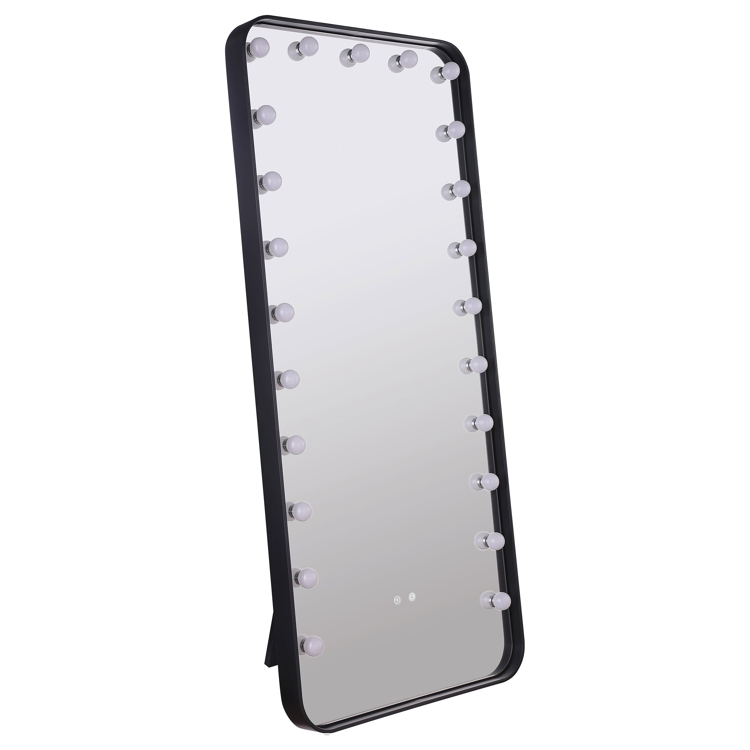 Canton Standing Mirror with LED Lighting and Bluetooth Speaker - Luxury Home Furniture (MI)