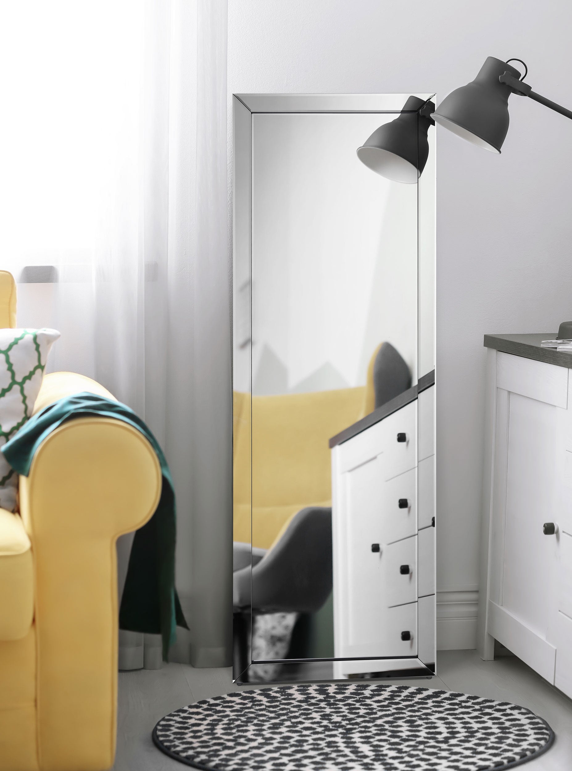 Soline Rectangle Cheval Mirror - Luxury Home Furniture (MI)