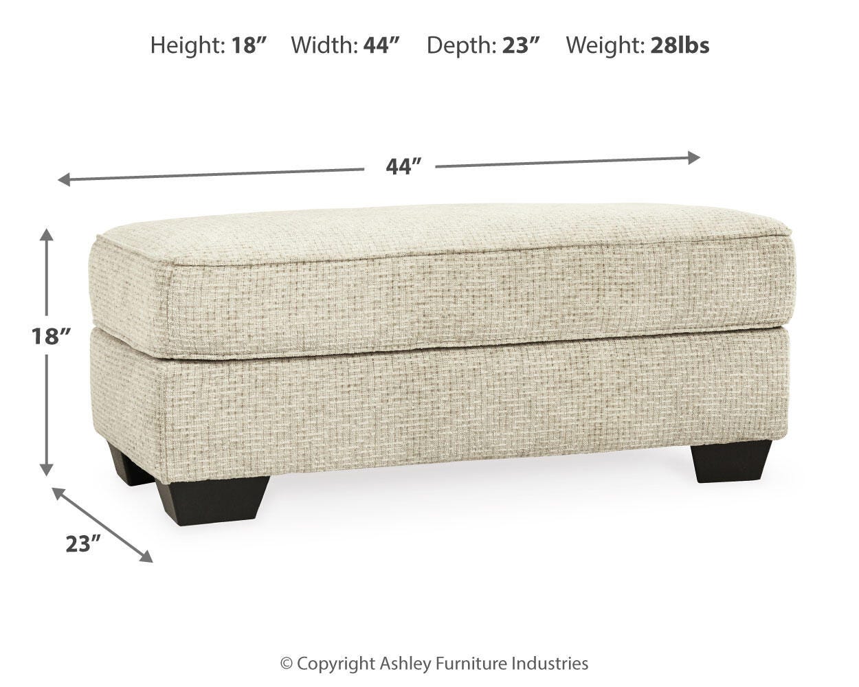 Monaghan Oversized Chair and Ottoman - Luxury Home Furniture (MI)