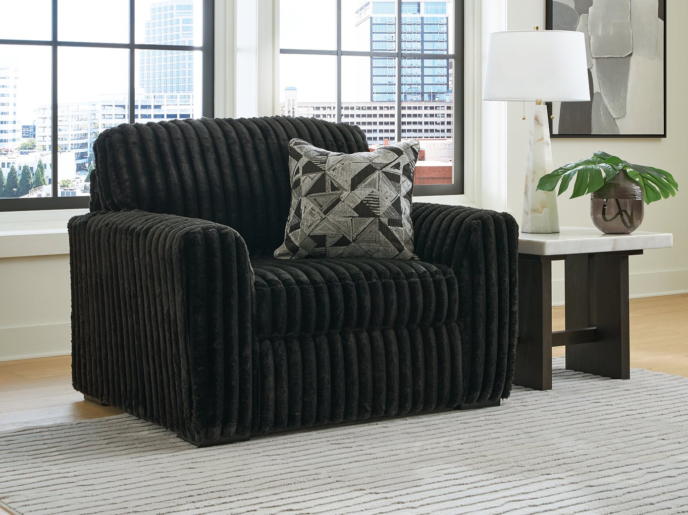 Midnight-Madness Oversized Chair - Luxury Home Furniture (MI)