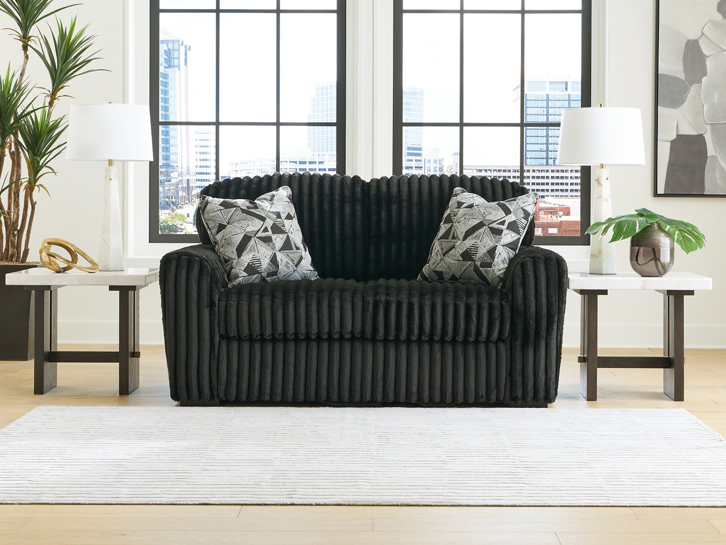 Midnight-Madness Loveseat - Luxury Home Furniture (MI)