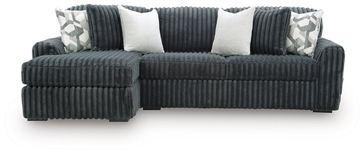 Midnight-Madness Sectional Sofa with Chaise - Luxury Home Furniture (MI)