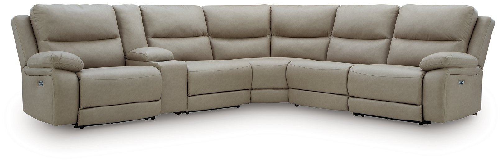 Narwhal Place Reclining Sectional with Storage Console - Luxury Home Furniture (MI)