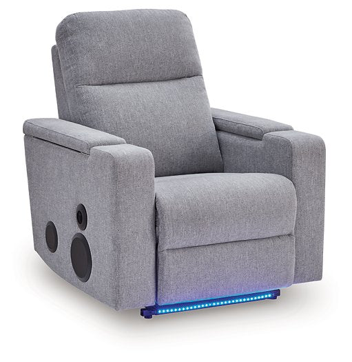 Pineland Power Glider Recliner with Audio System - Luxury Home Furniture (MI)