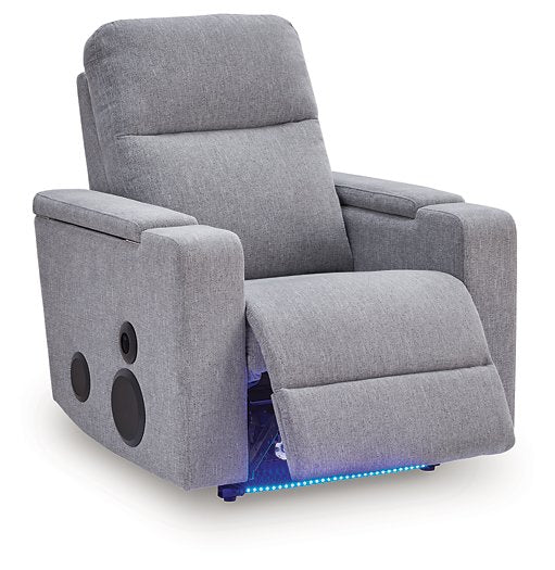 Pineland Power Glider Recliner with Audio System - Luxury Home Furniture (MI)