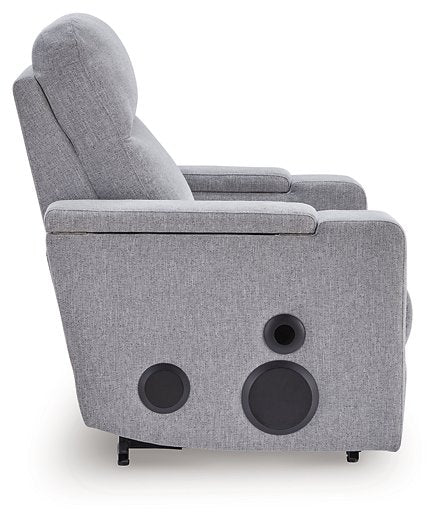 Pineland Power Glider Recliner with Audio System - Luxury Home Furniture (MI)