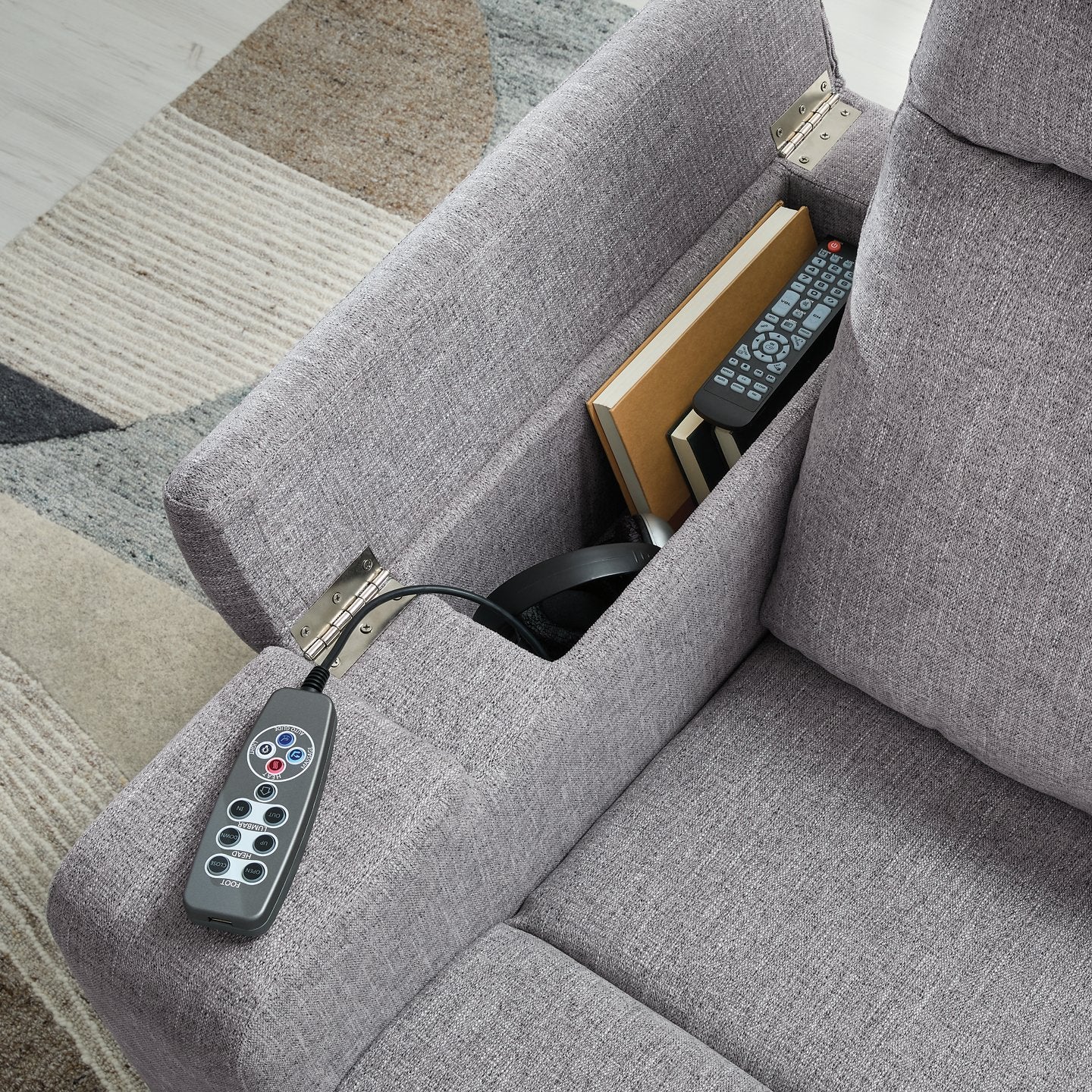 Pineland Power Glider Recliner with Audio System - Luxury Home Furniture (MI)