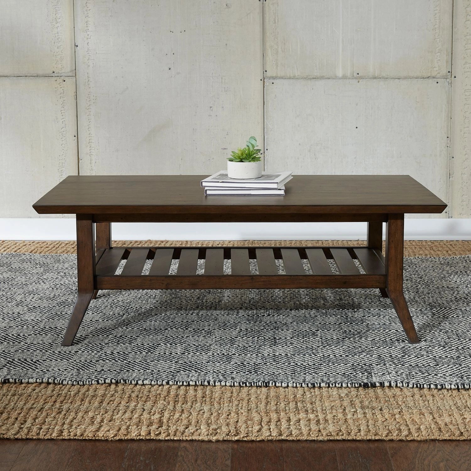 Ventura Blvd Rectangular Cocktail Table in Bronze image