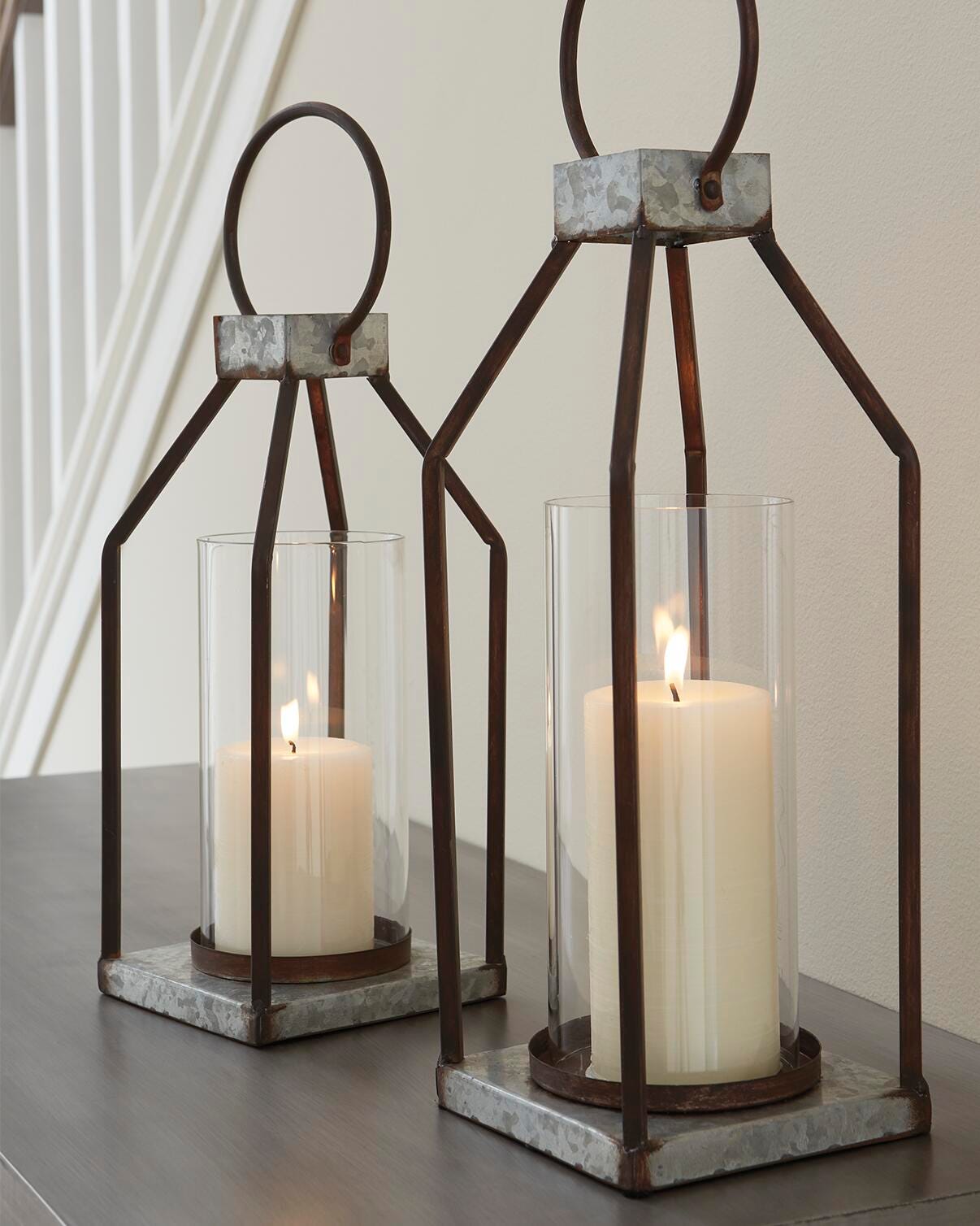 Diedrick Lantern (Set of 2) - Luxury Home Furniture (MI)